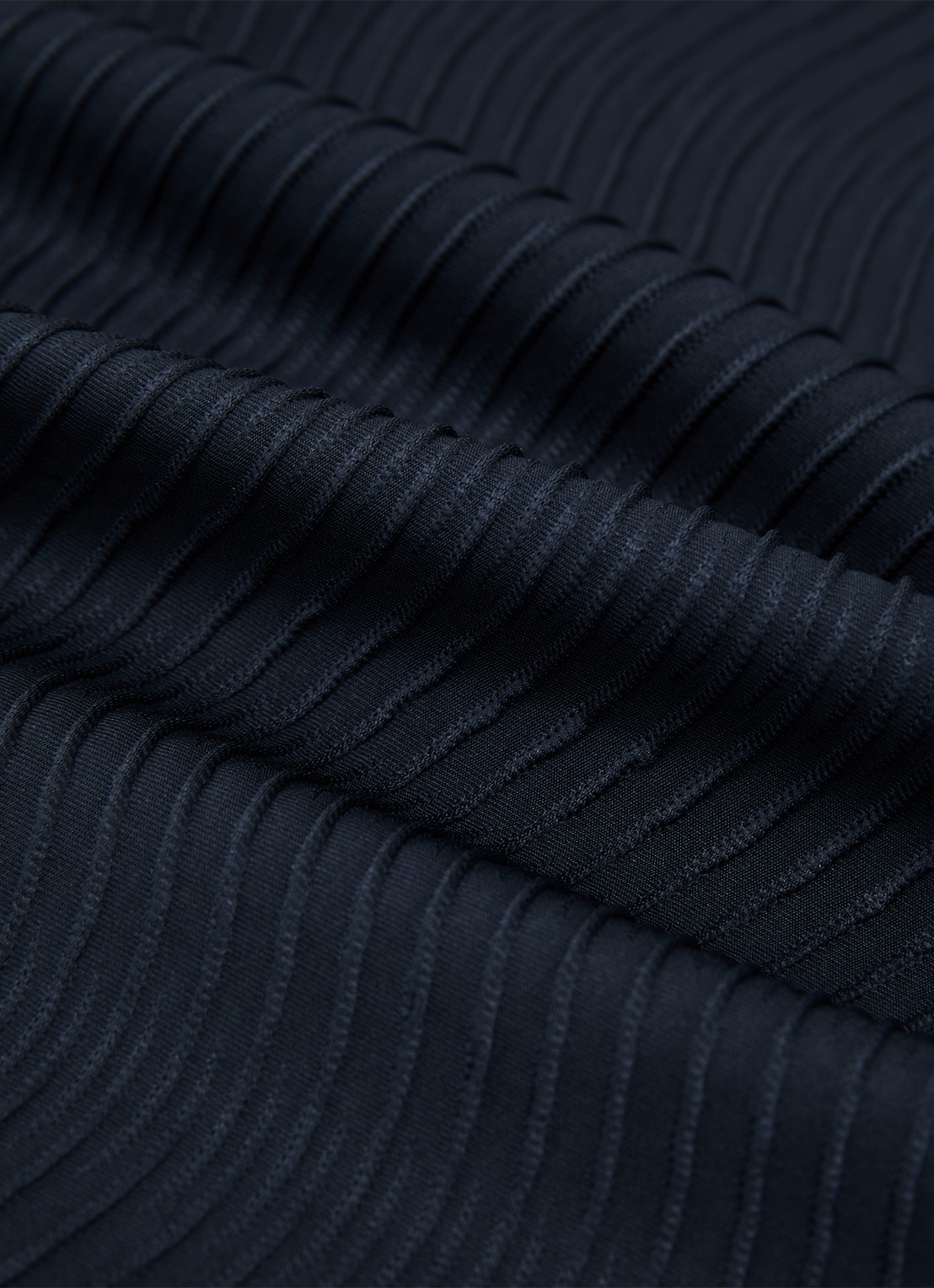 Reiss Cox T-shirt met structuur - detail 6 airforce blue / blauw