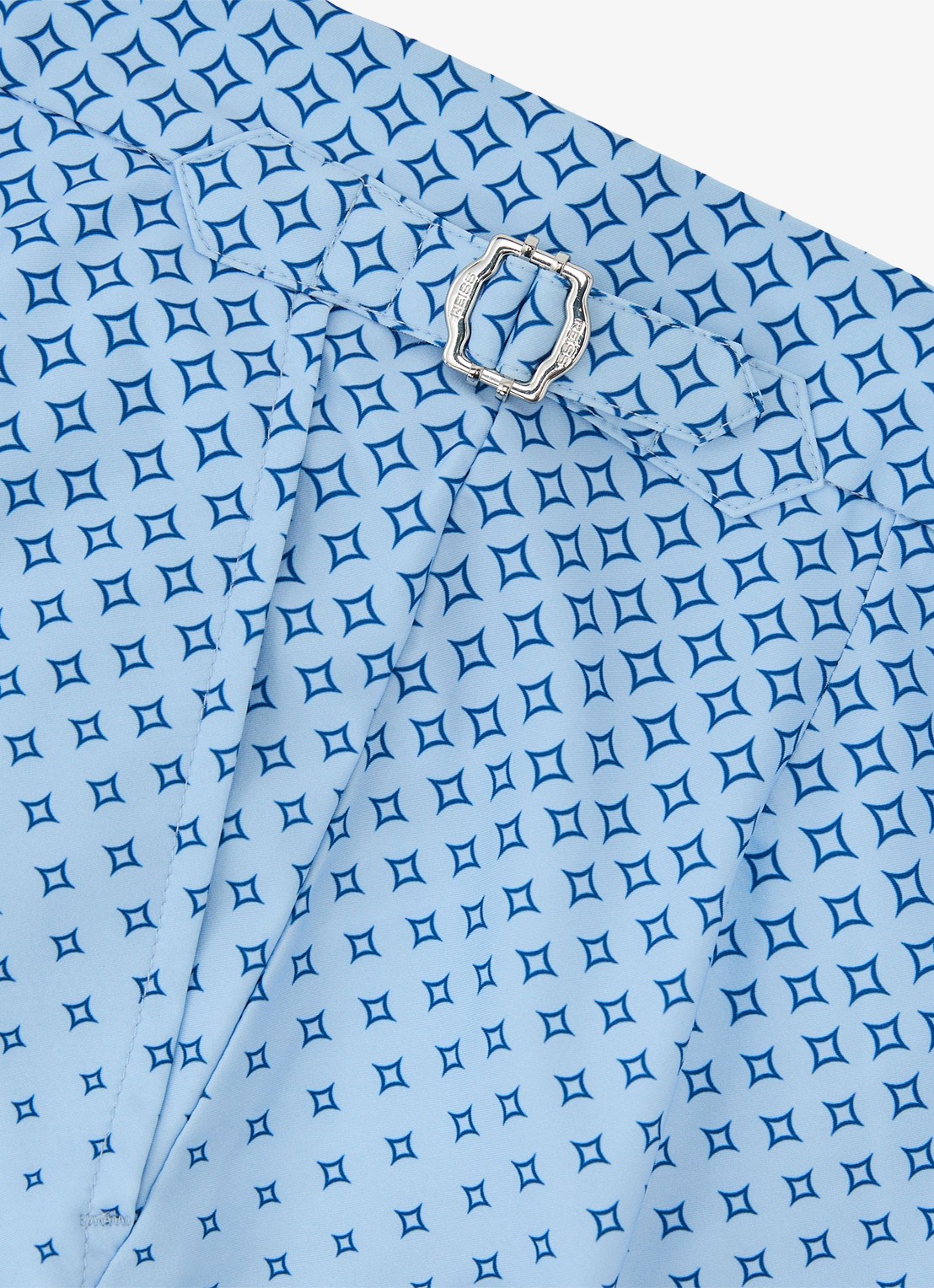 Reiss Darli zwemshort met print - detail 6 lichtblauw