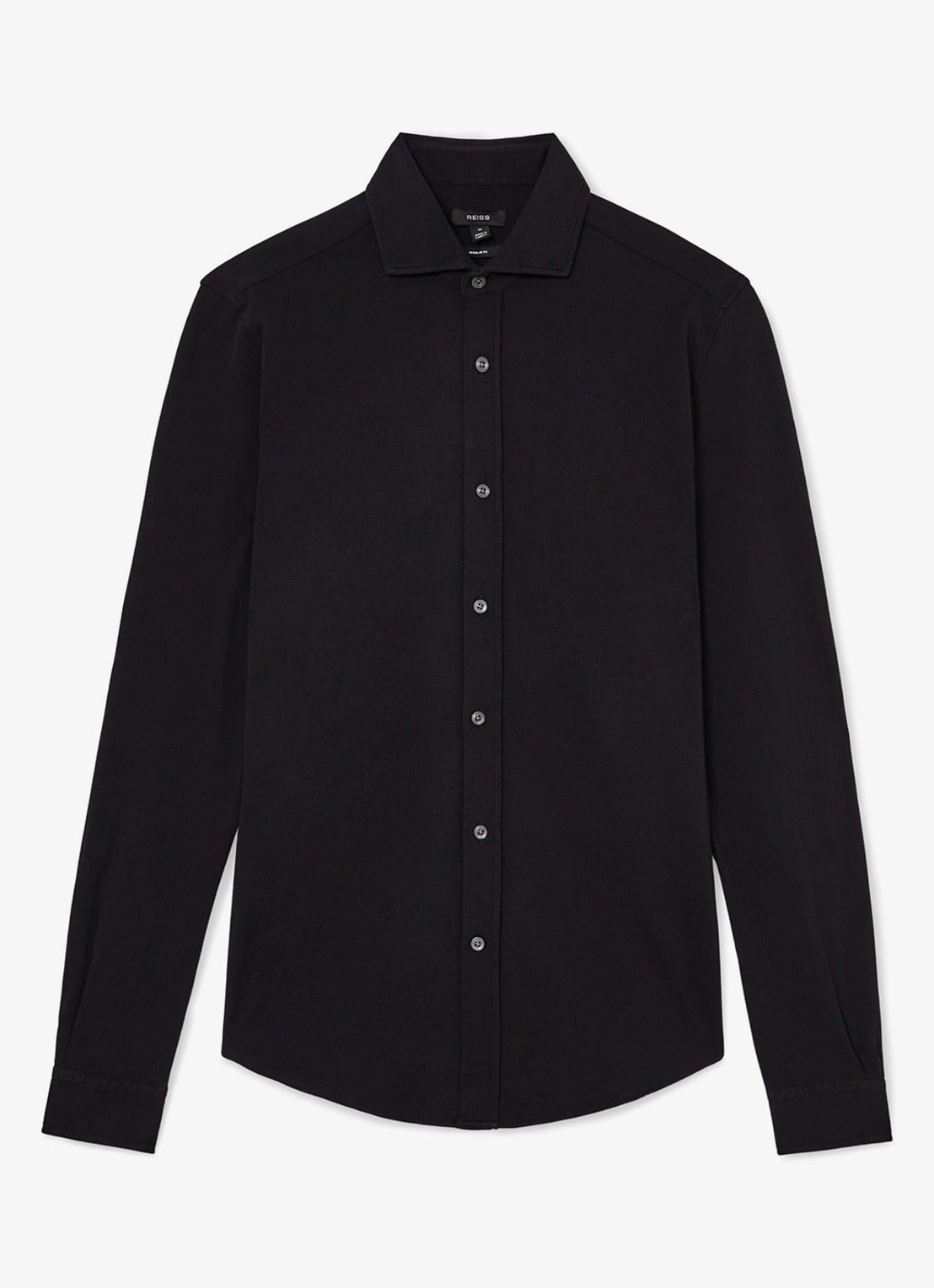 Reiss Dasilva regular fit overhemd - voorkant 4 donkerblauw