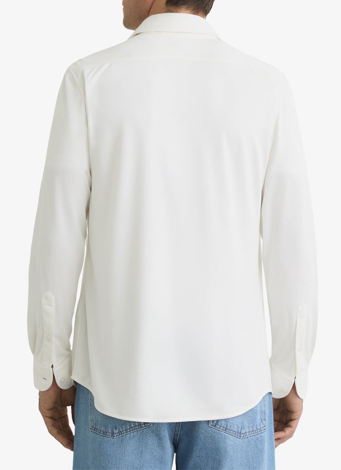 Reiss Davaro overhemd met stretch - achterkant white / wit