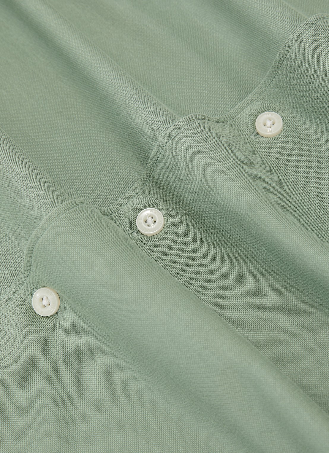 Reiss Davaro overhemd met stretch - detail 6 lindegroen