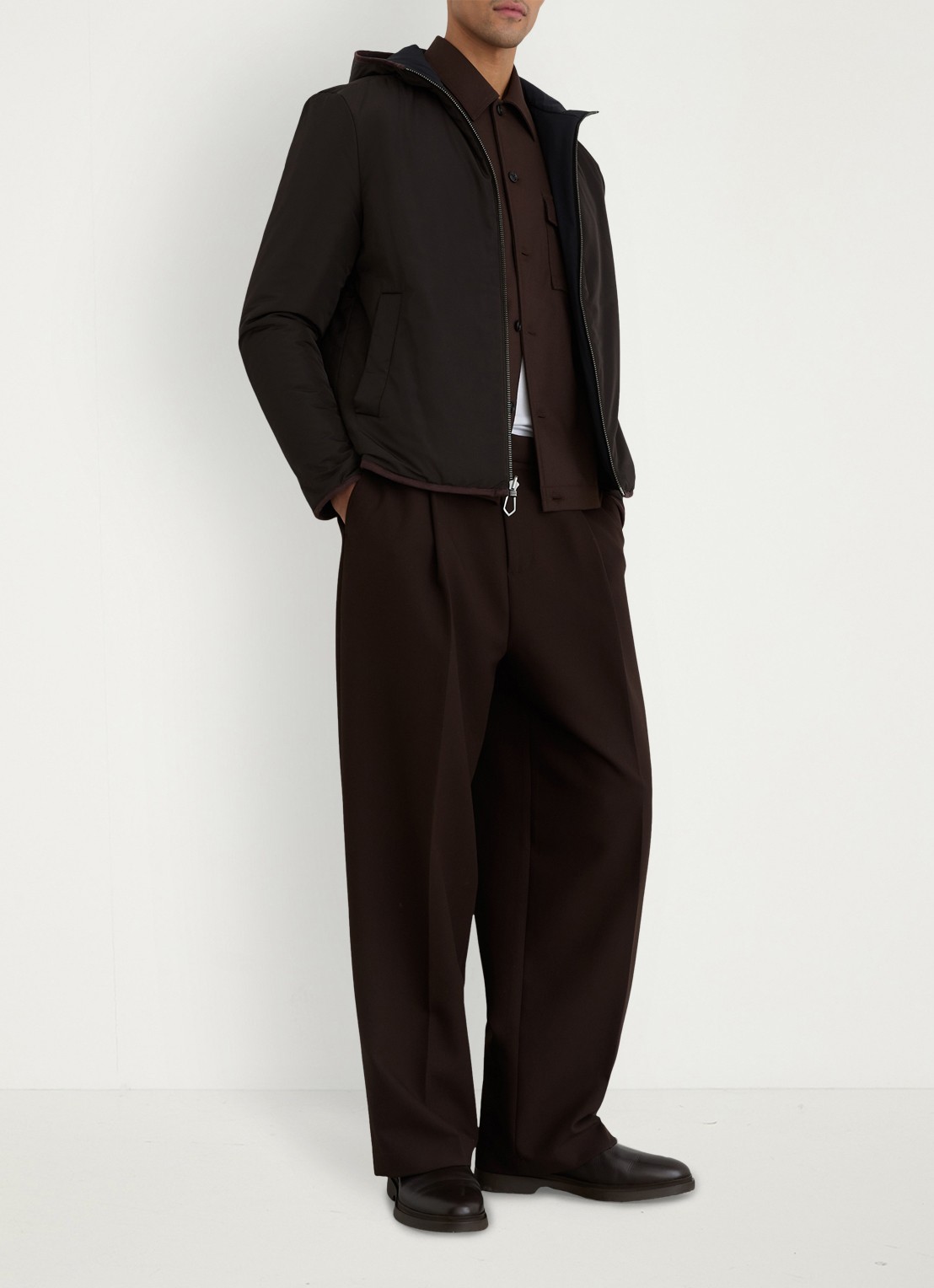 Reiss Devonay reversible gewatteerde jack met gekleurde rand - detail 6 multicolor