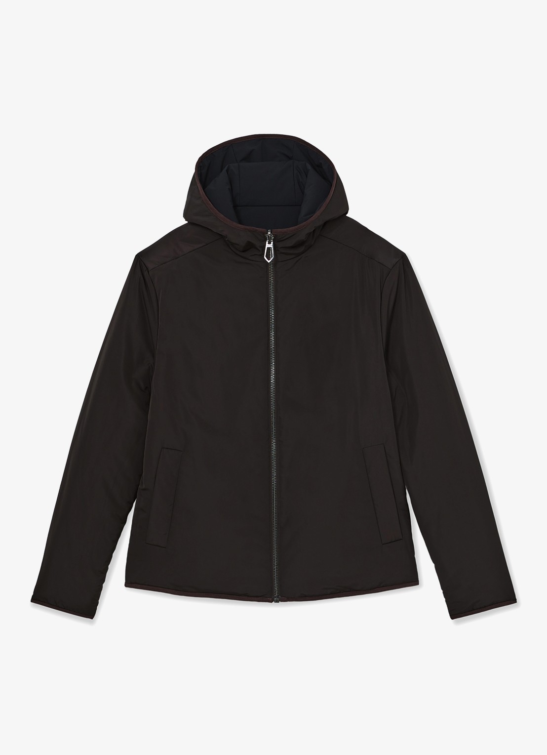 Reiss Devonay reversible gewatteerde jack met gekleurde rand - voorkant 2 multicolor