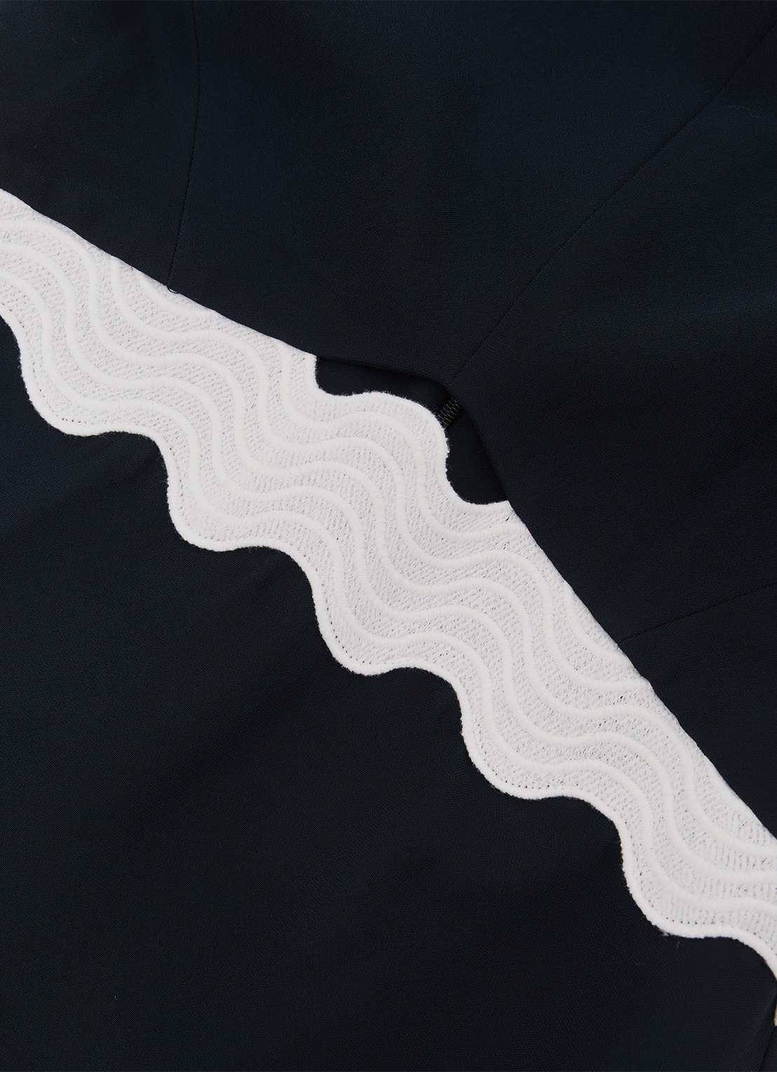 Reiss Dillon midi jurk met grafisch detail - detail 7 multicolor