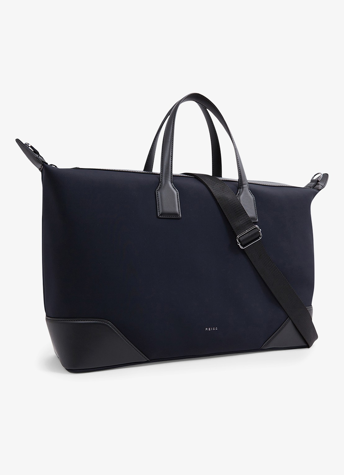 Reiss Elliot businesstas met afneembare schouderriem - detail dark navy / blauw