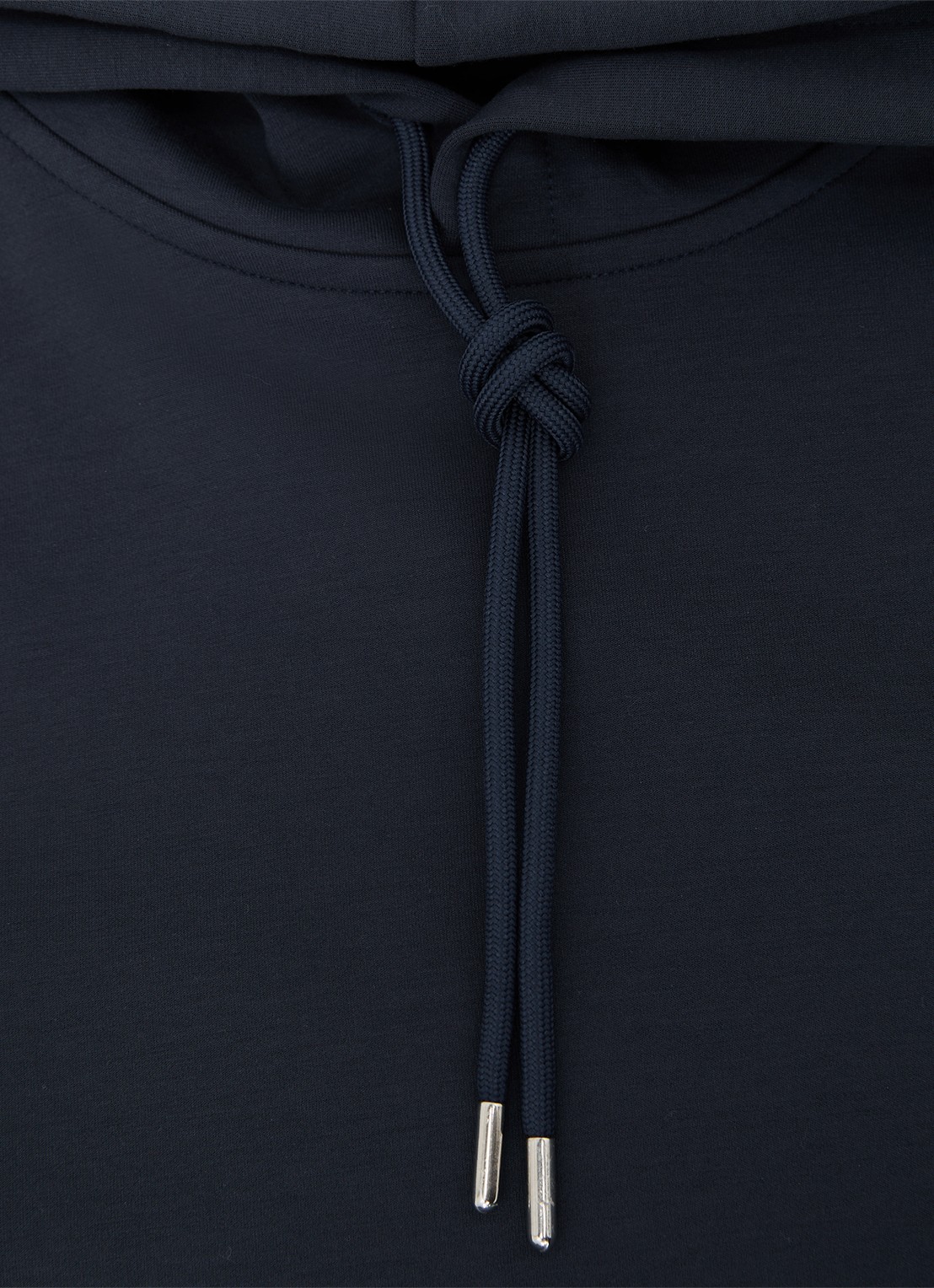 Reiss Fabien hoodie met stretch - detail 5 airforce blue / blauw
