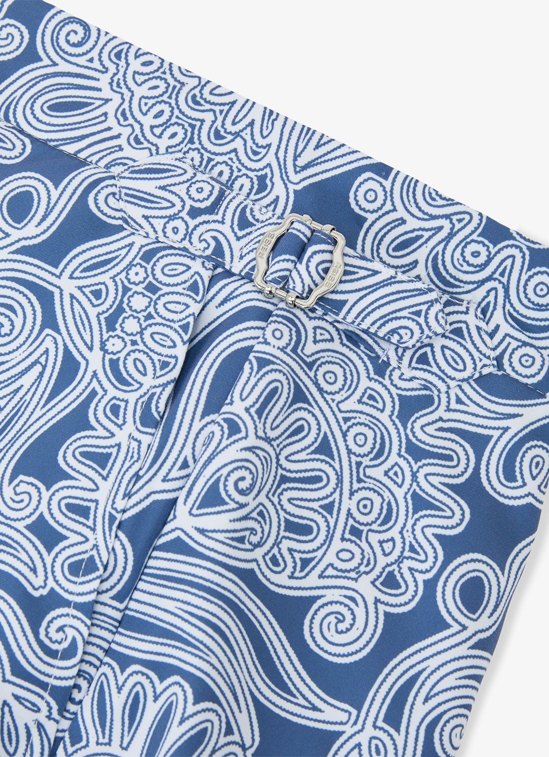 Reiss Fallow zwemshort met print - detail 4 airforce blue / blauw