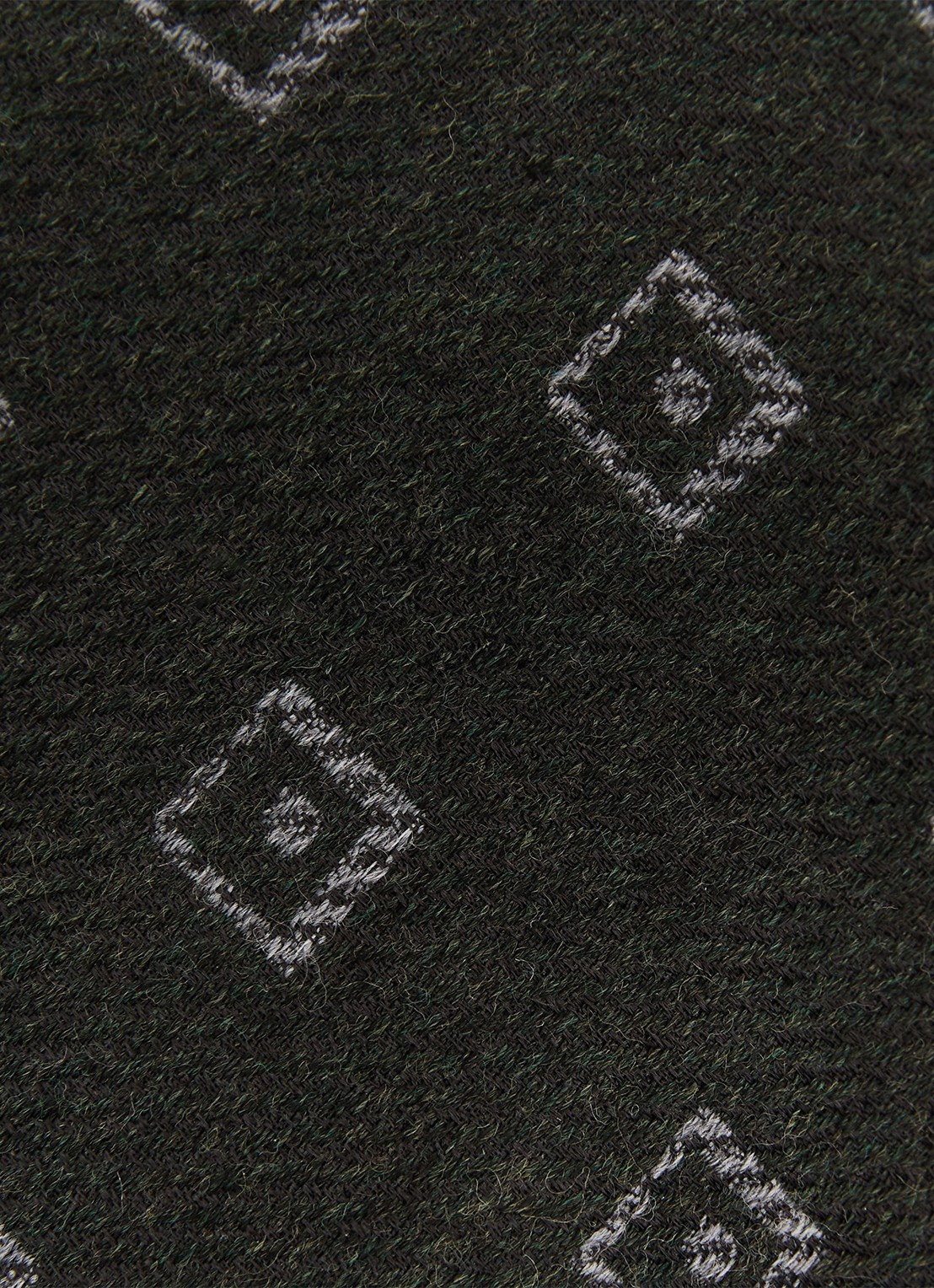 Reiss Fazio stropdas in wolblend - detail 4 groen