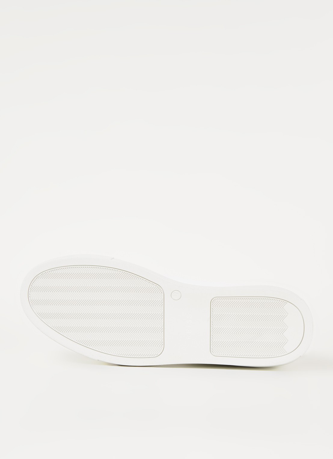 Reiss Finley sneaker van leer  - detail 5 white / wit