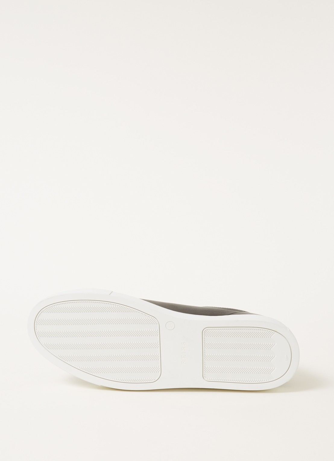 Reiss Finley sneaker van leer  - detail 5 zwart