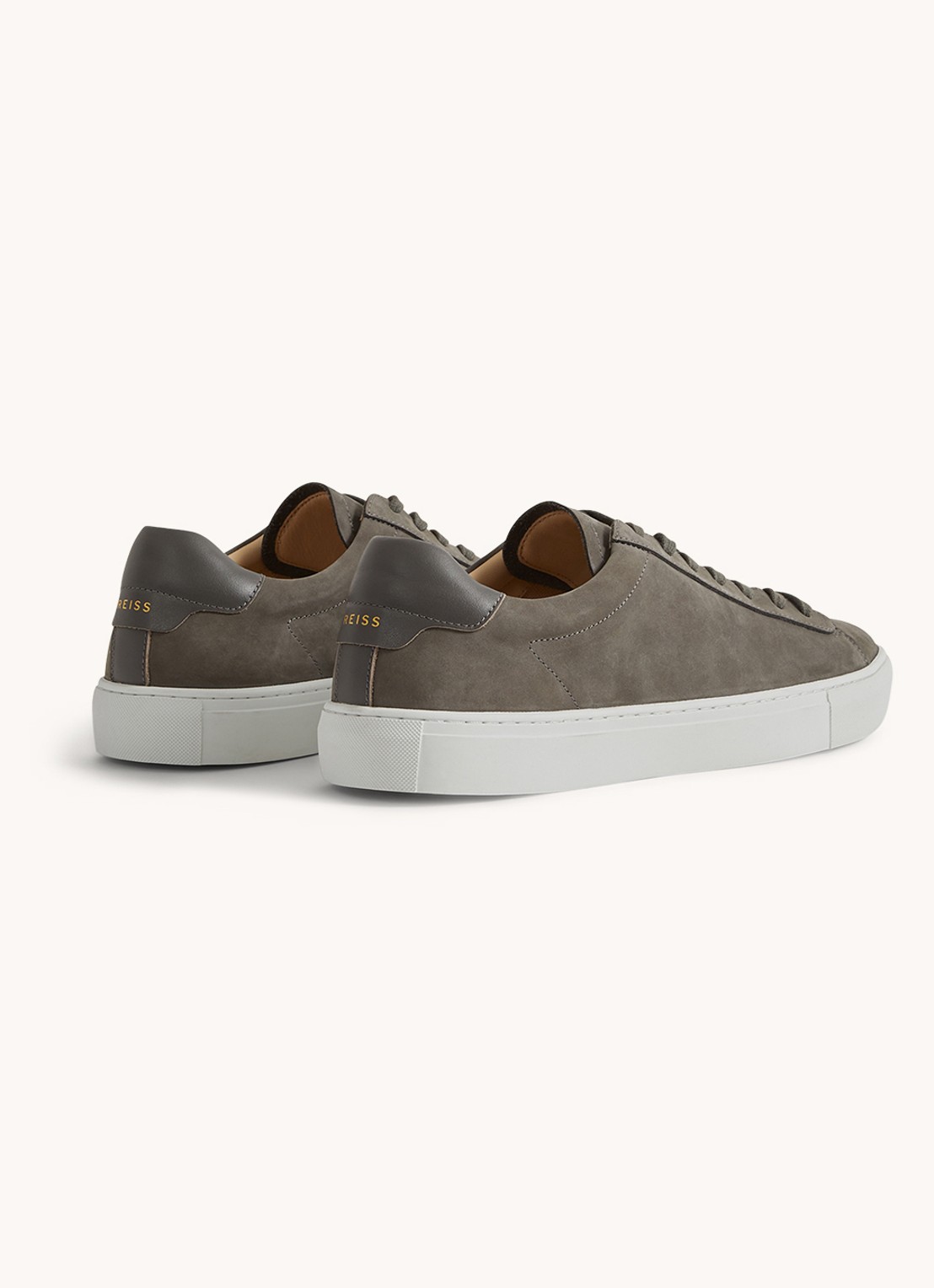 Reiss Finley sneaker van suède - achterkant 2 grijs