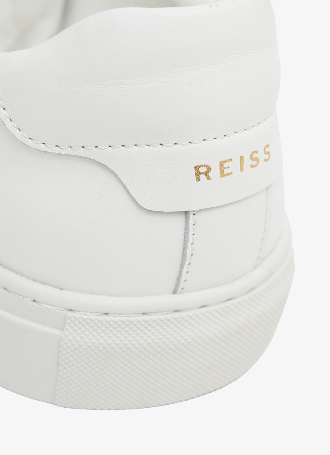 Reiss Finley sneakers met logo - achterkant 3 white / wit