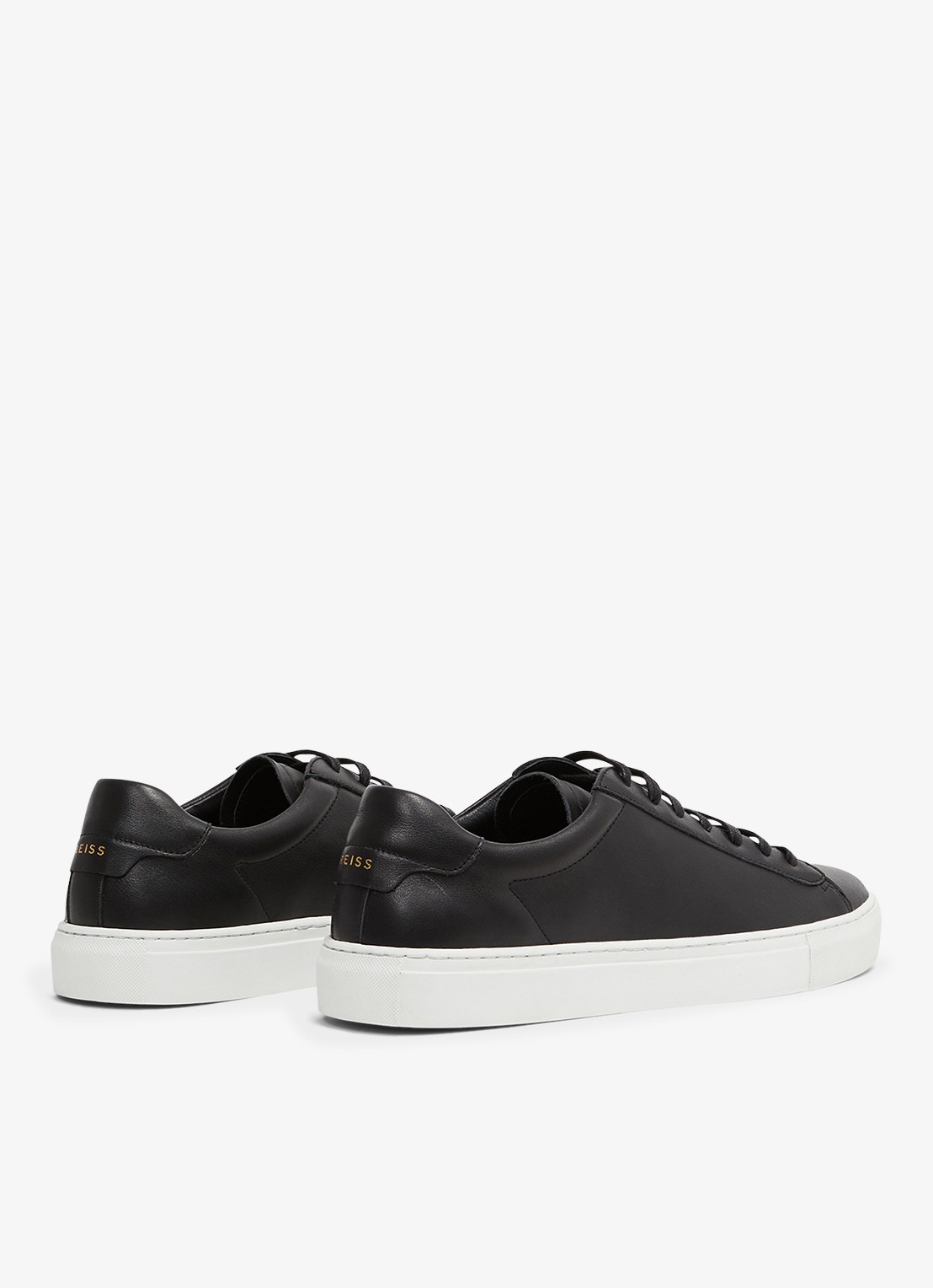 Reiss Finley sneakers met logo - detail 2 zwart
