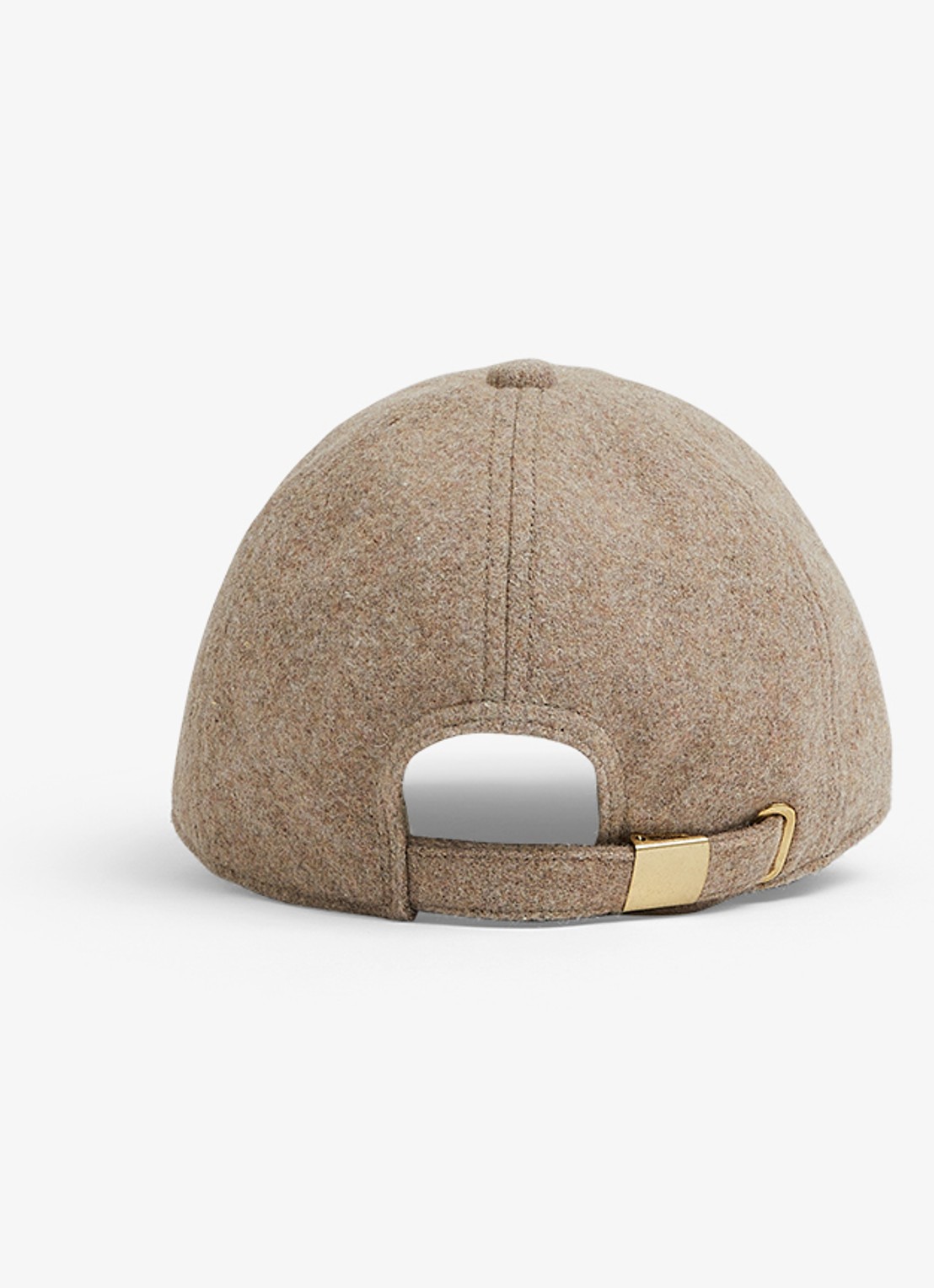 Reiss Fiona pet in wolblend  - achterkant 3 taupe