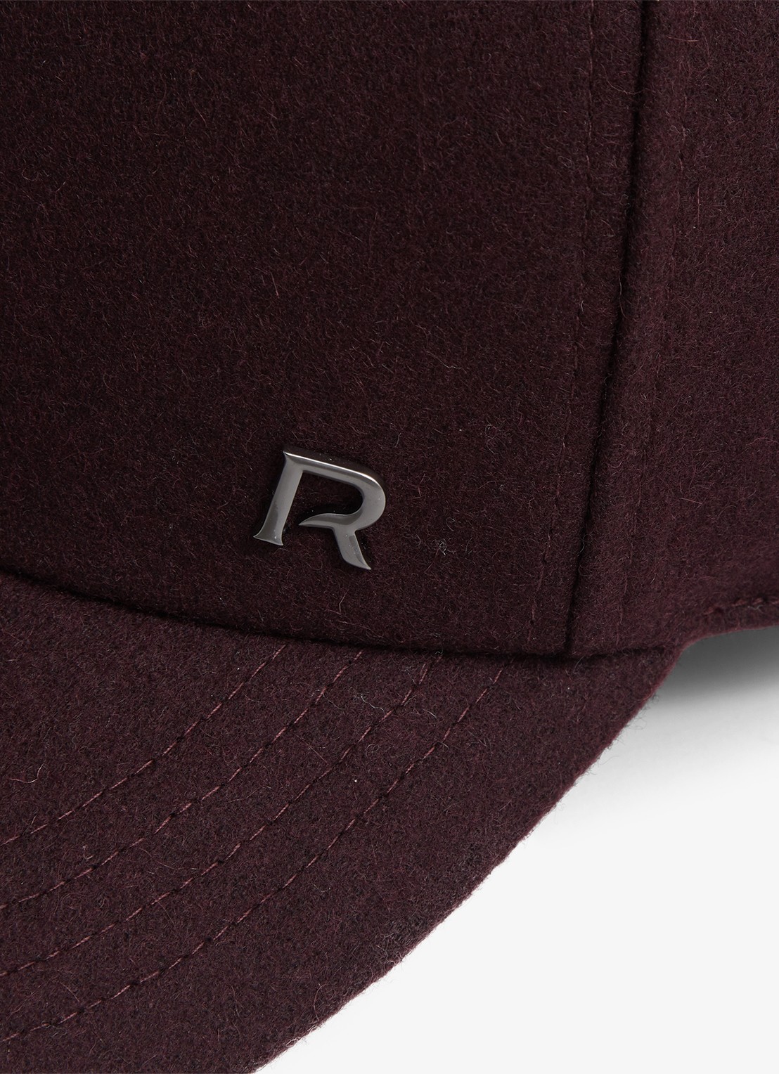 Reiss Fiona pet in wolblend  - detail 3 bordeauxrood