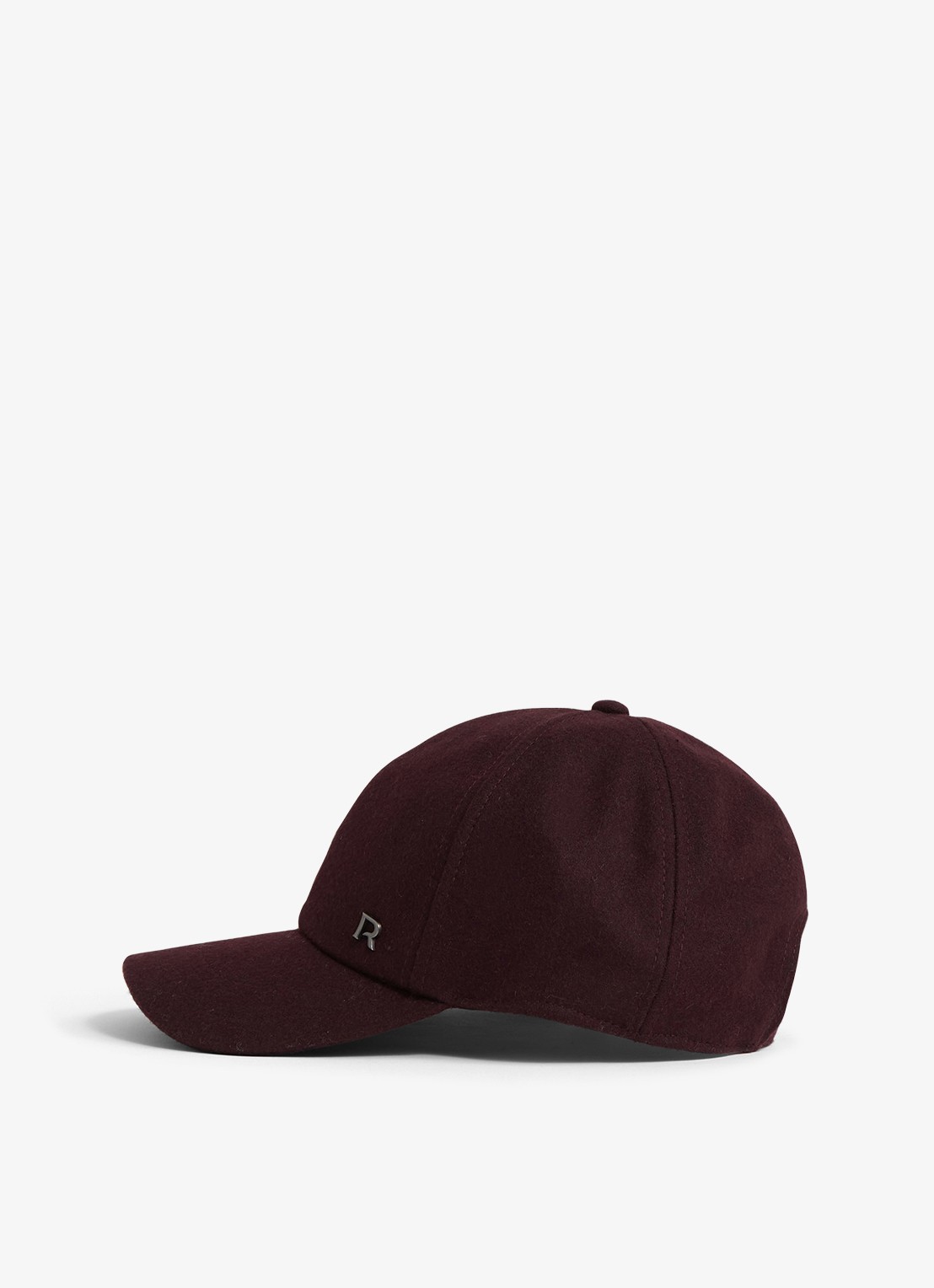 Reiss Fiona pet in wolblend  - voorkant 2 bordeauxrood
