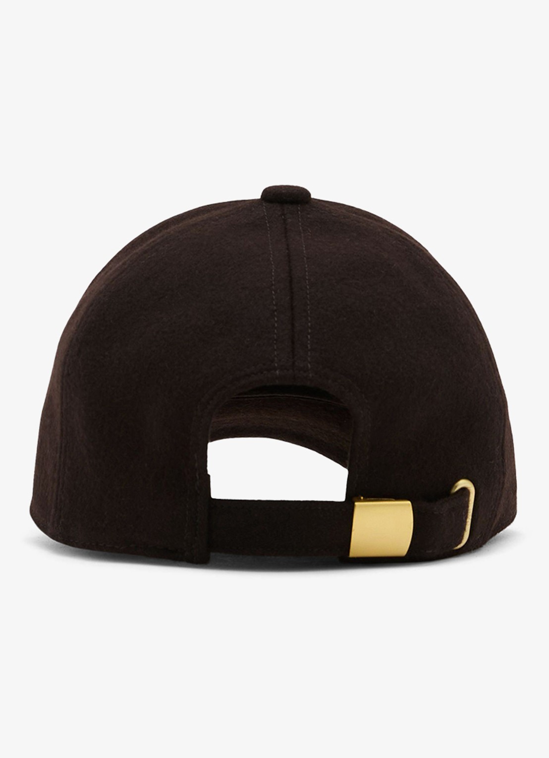 Reiss Fiona pet in wolblend  - achterkant 5 chocoladebruin