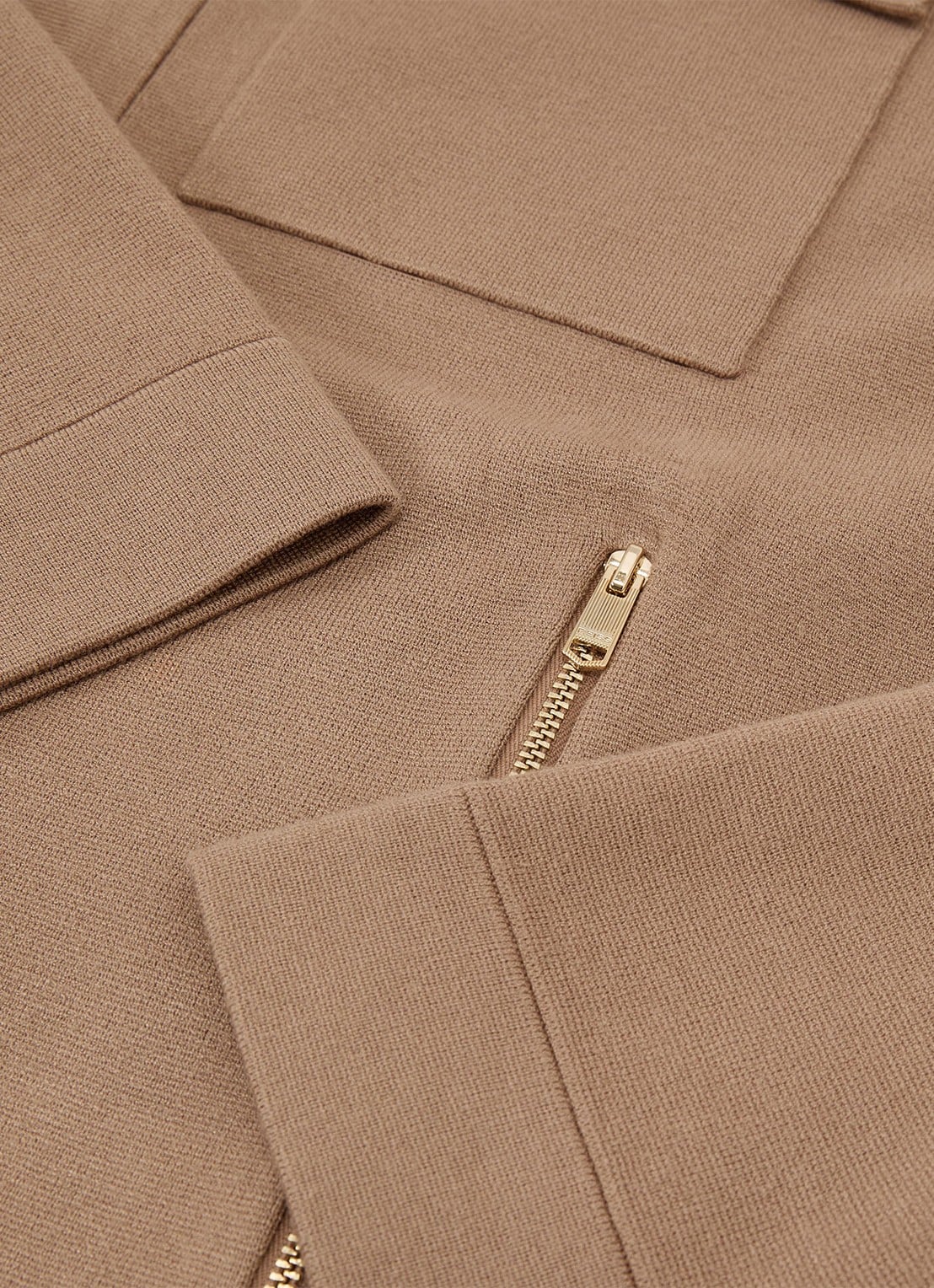 Reiss Fleetwood jack met borstzakken - detail 5 camel