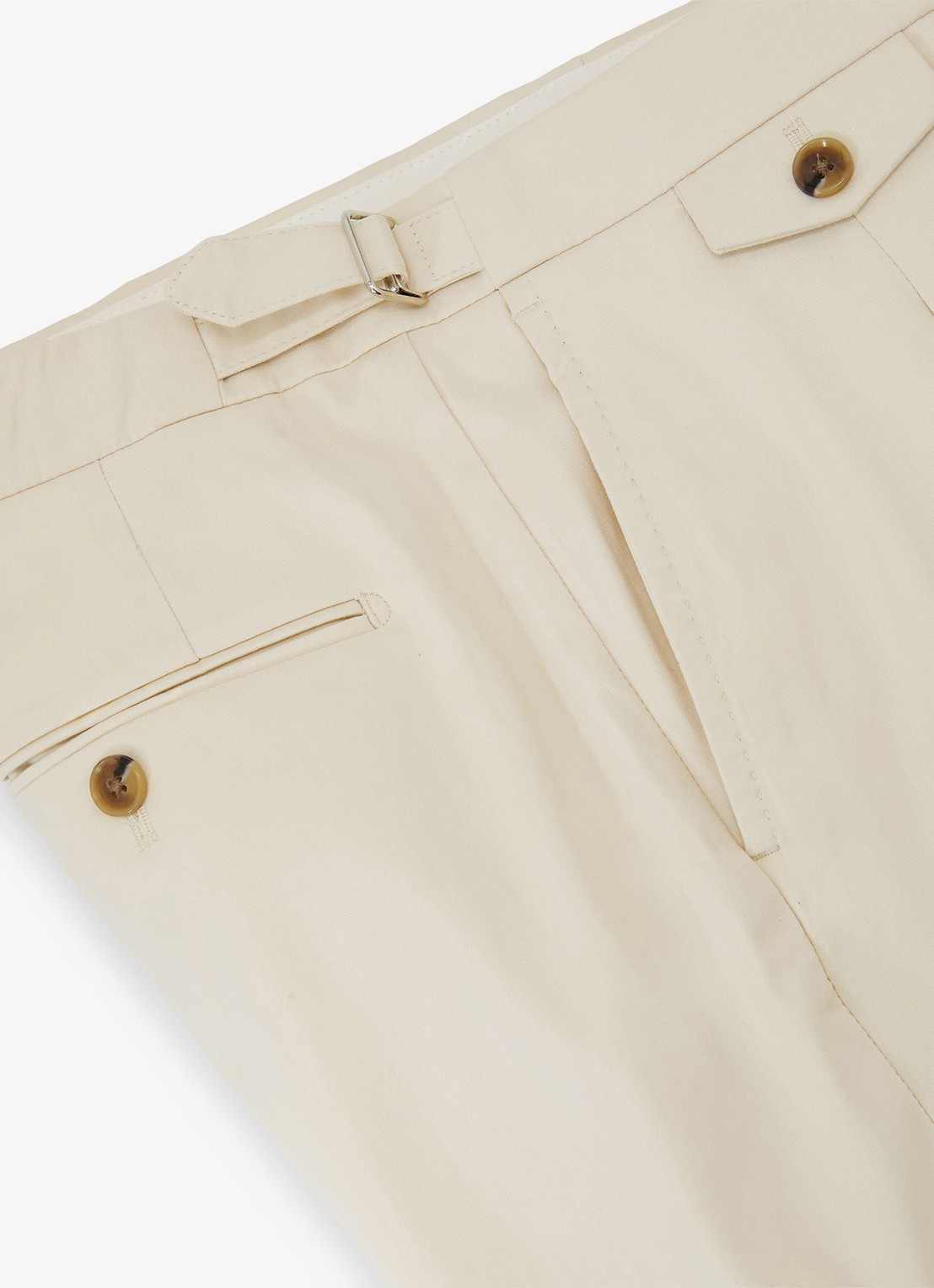 Reiss Float tapered fit pantalon met steekzakken - detail 5 beige