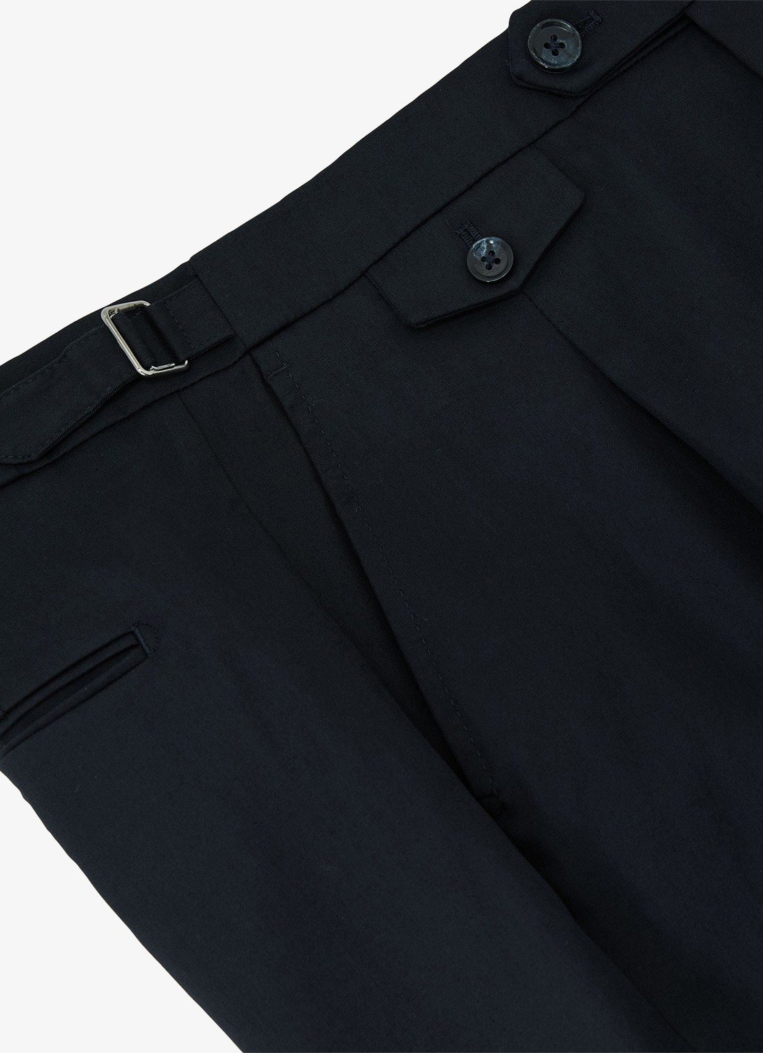Reiss Float tapered fit pantalon met steekzakken - detail 6 navy / blauw