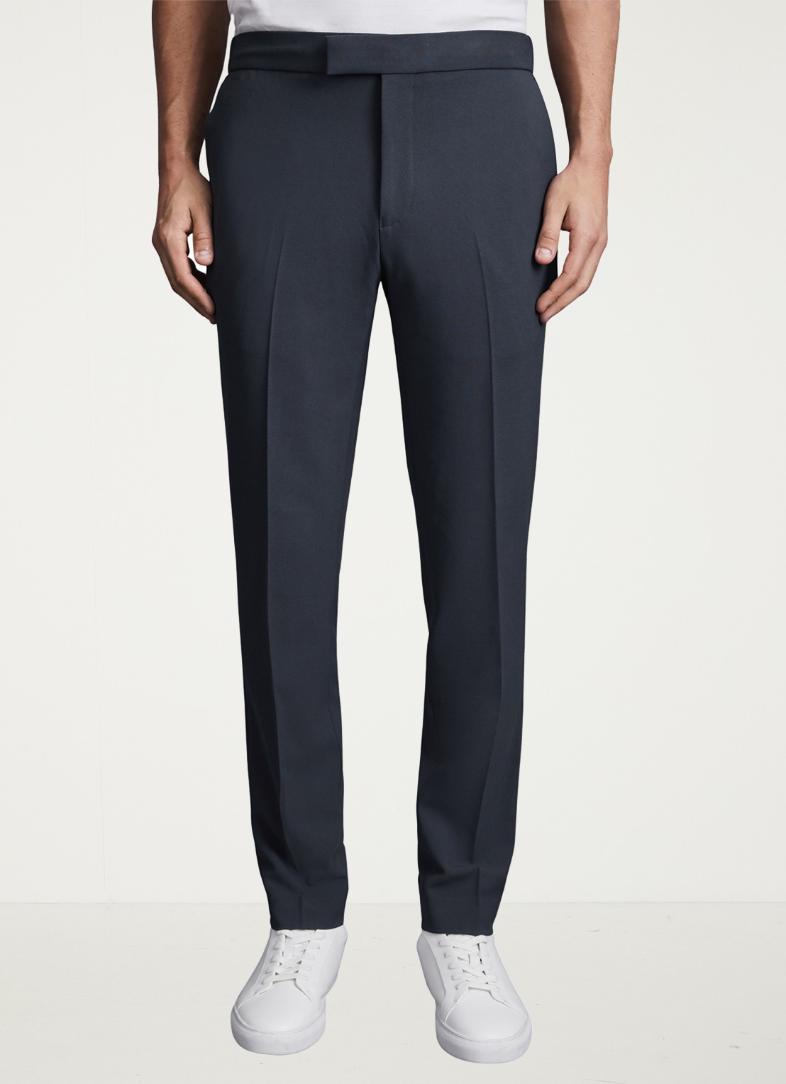 Reiss Found relaxed fit pantalon met steekzakken - detail 4 airforce blue / blauw