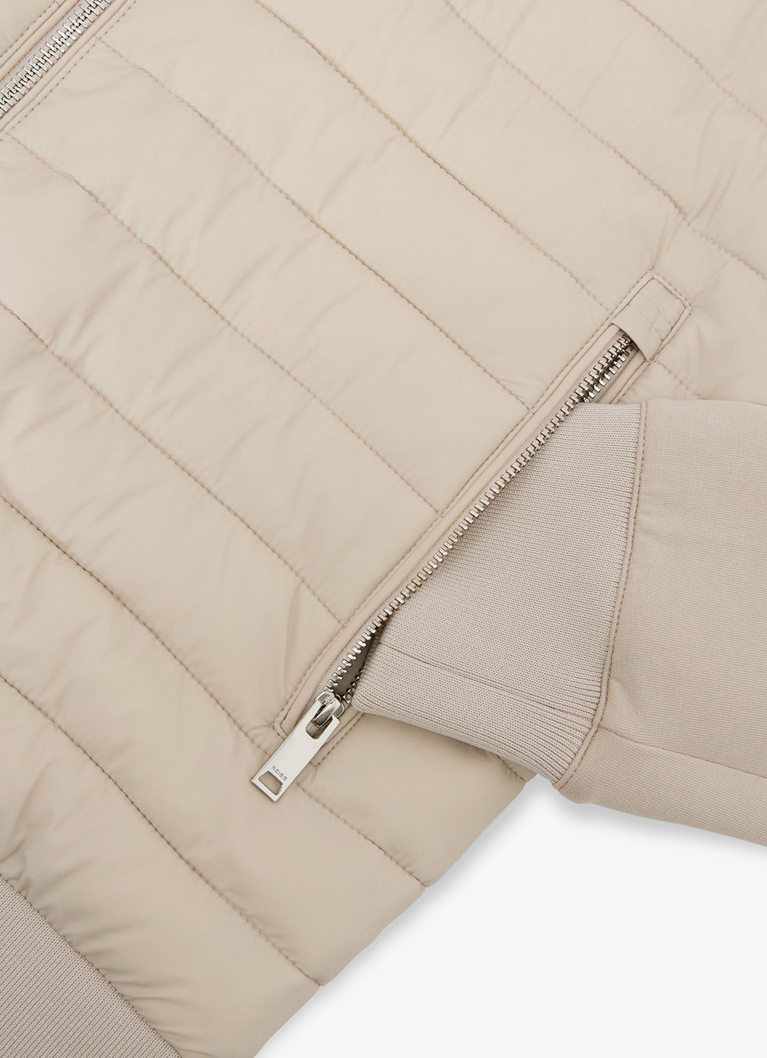 Reiss Freddie jack met steekzakken - detail 4 creme