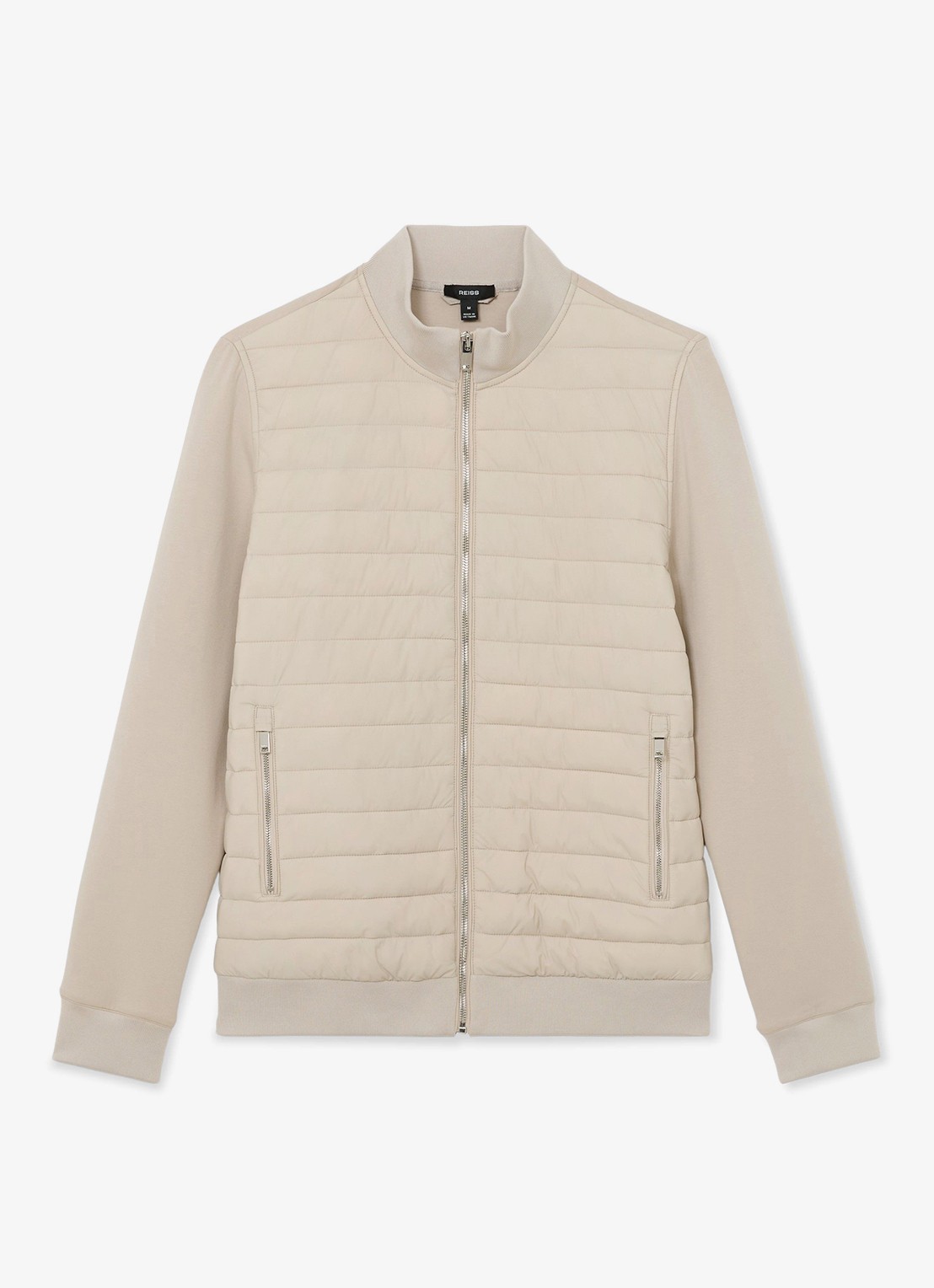 Reiss Freddie jack met steekzakken - voorkant 5 creme