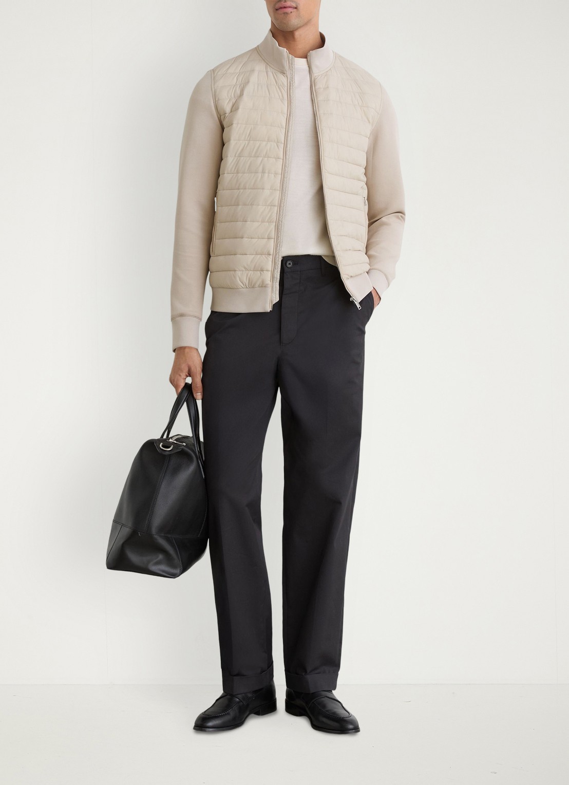 Reiss Freddie jack met steekzakken - voorkant 6 creme