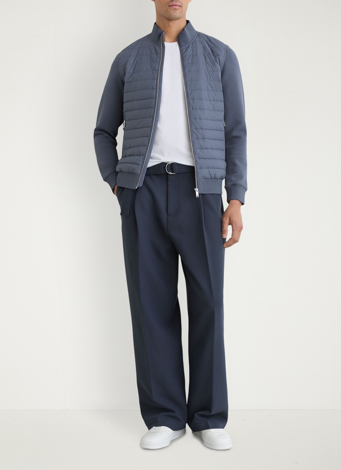Reiss Freddie jack met steekzakken - voorkant 6 airforce blue / blauw