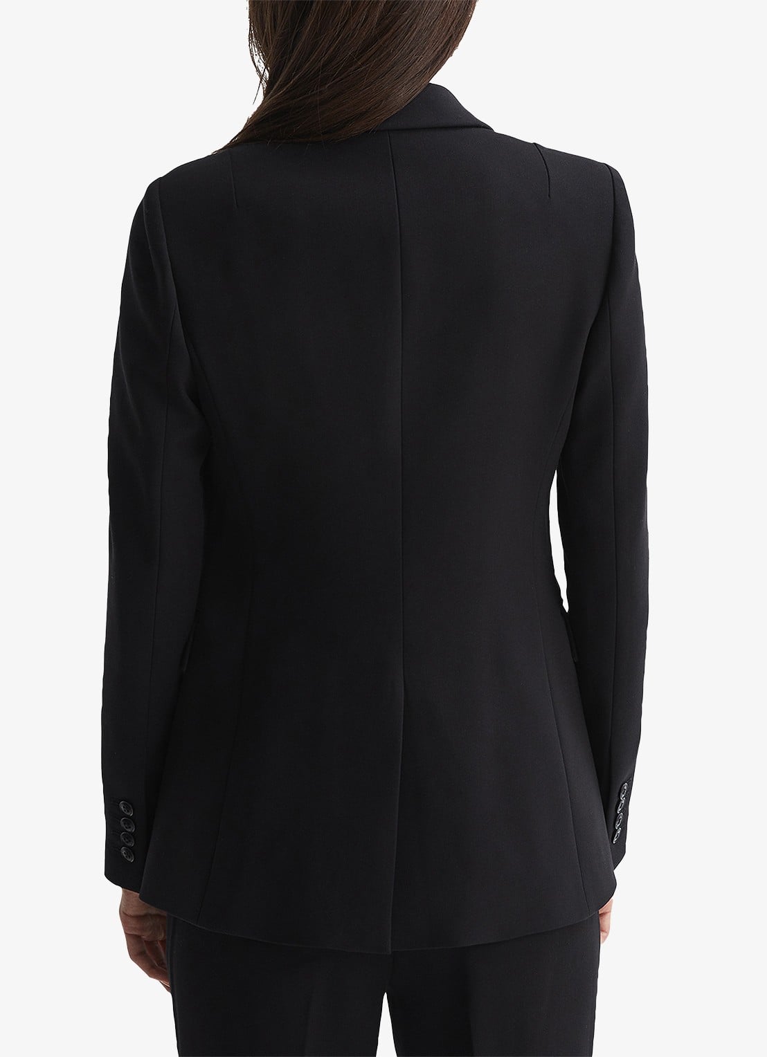 Reiss Gabi blazer met klepzakken - achterkant 3 black / zwart