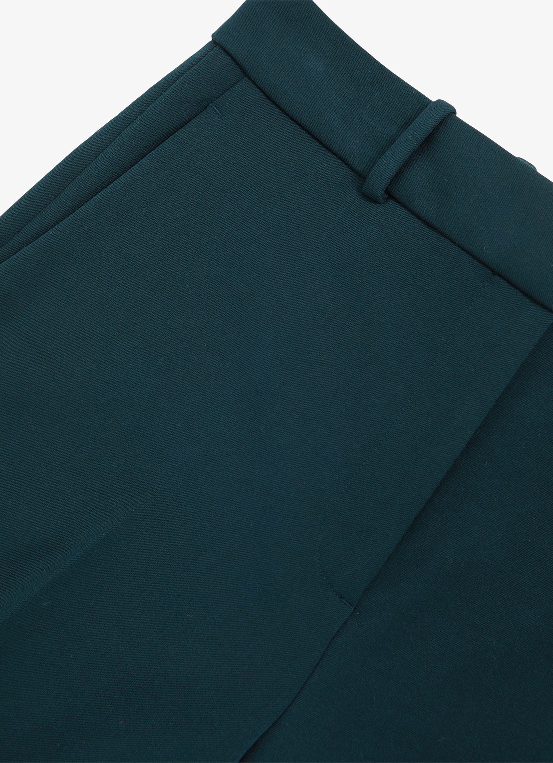 Reiss Gabi high waist slim fit chino - detail 4 donkergroen