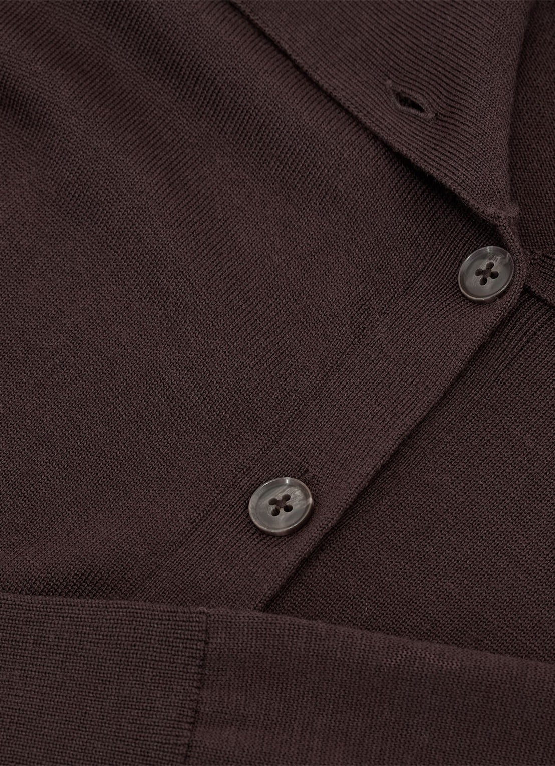 Reiss Gale fijngebreid vest van merino wol  - detail 7 bordeauxrood