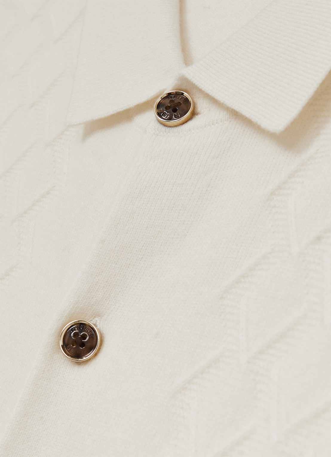 Reiss Gideon vest met textuur - detail 6 gebroken wit