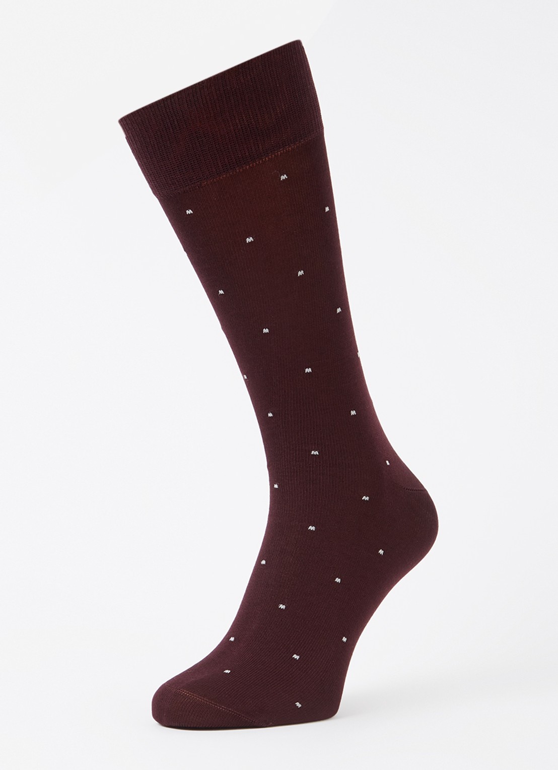 Reiss Graham sokken met print in 2-pack - detail 3 aubergine
