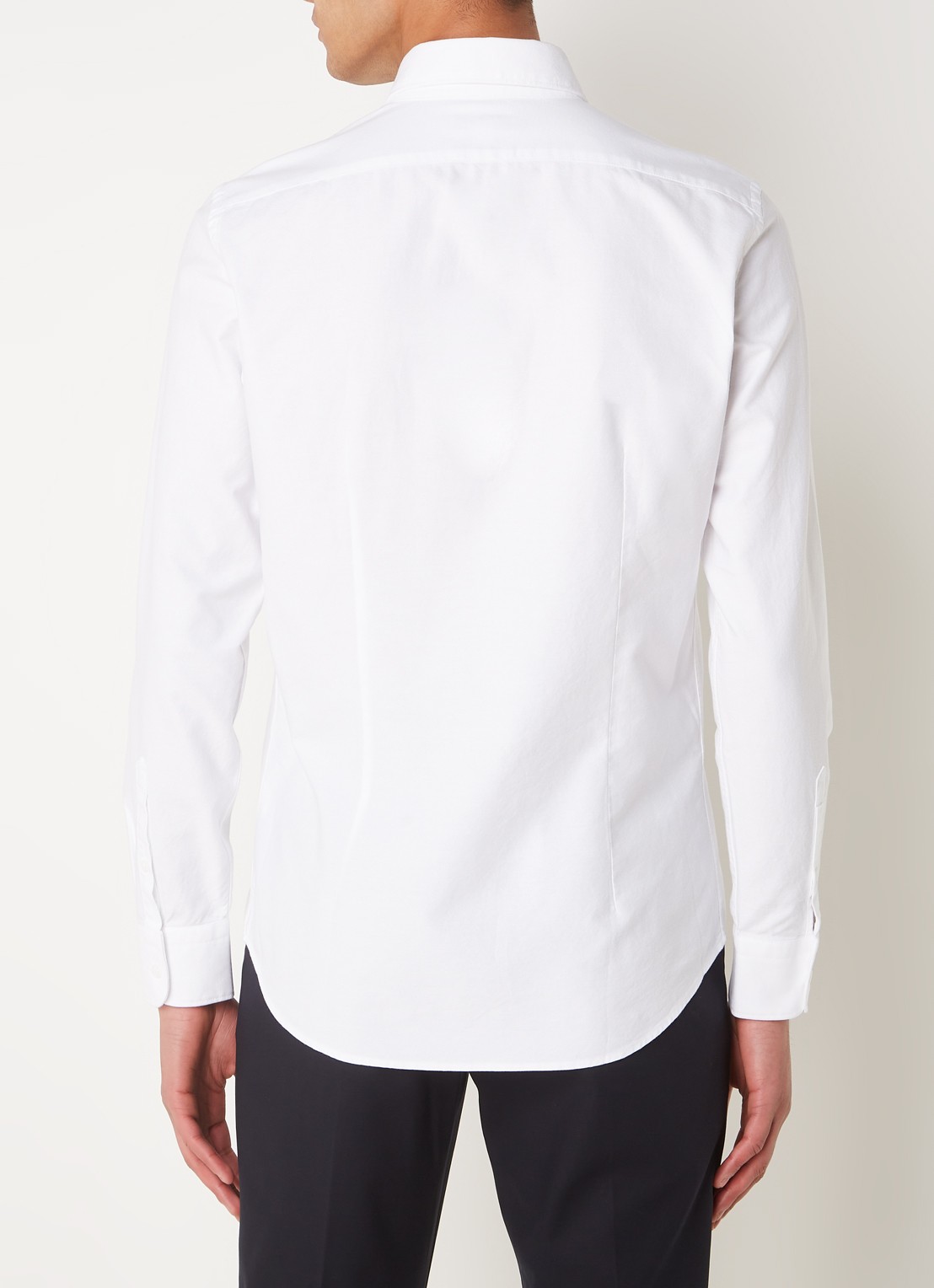 Reiss Greenwich slim fit overhemd met borstzak - achterkant wit