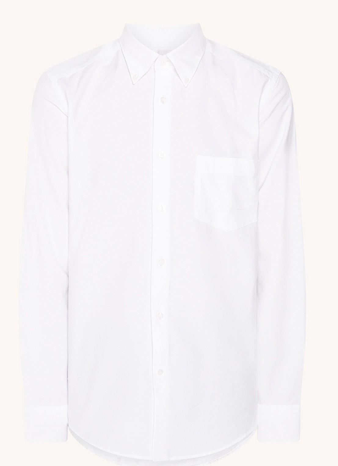 Reiss Greenwich slim fit overhemd met borstzak - voorkant 3 wit