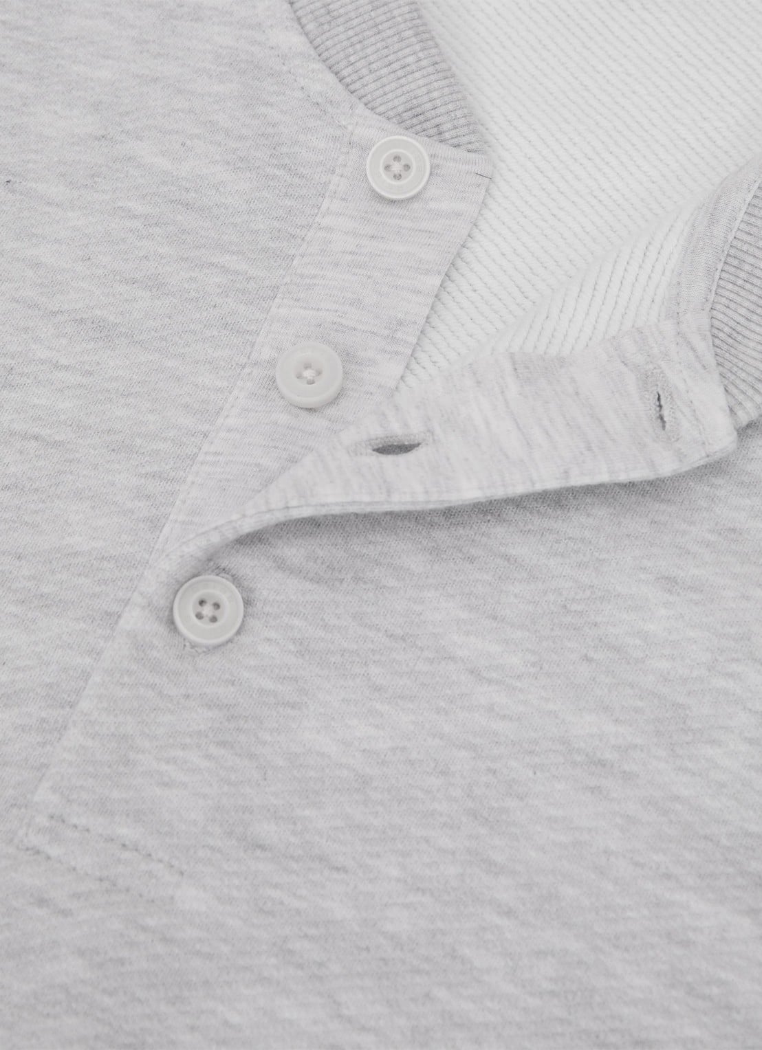 Reiss Harrison sweater met opstaande kraag - detail 6 grijsmele