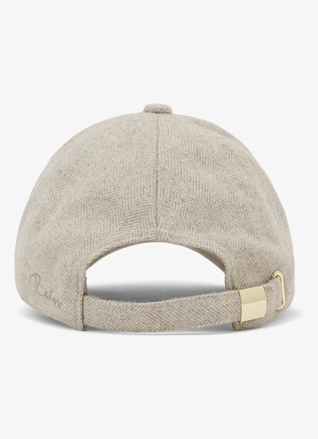 Reiss Helena pet in wolblend - achterkant naturel