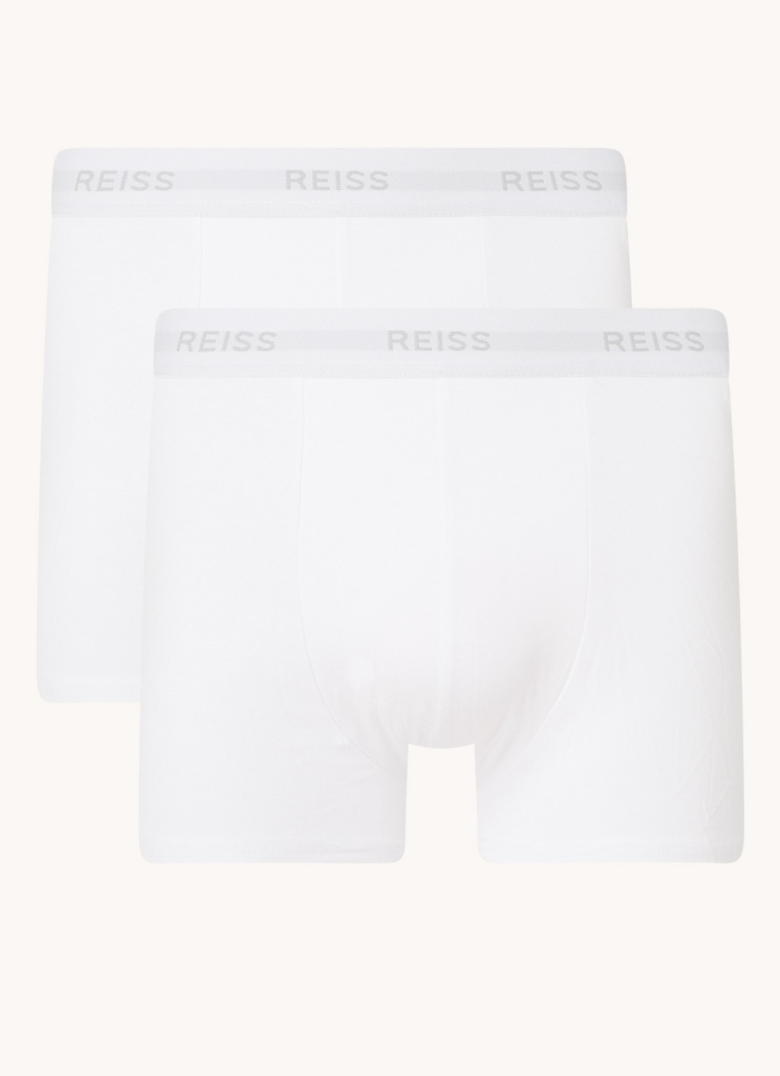 Reiss Heller boxershort met logoband in 3 pack - detail 4 wit