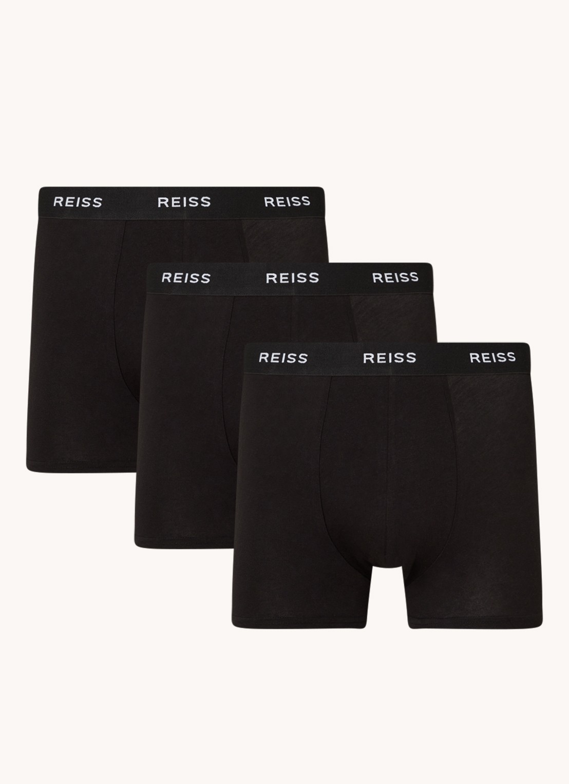 Reiss Heller boxershort met logoband in 3 pack - detail 6 zwart