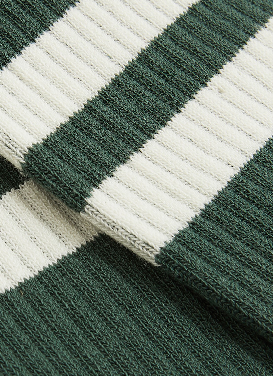 Reiss Henman sokken met ribstructuur - detail 2 donkergroen