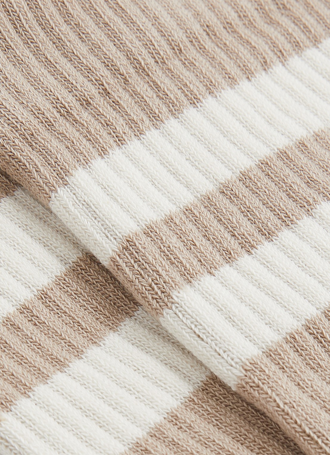 Reiss Henman sokken met ribstructuur - detail 3 beige