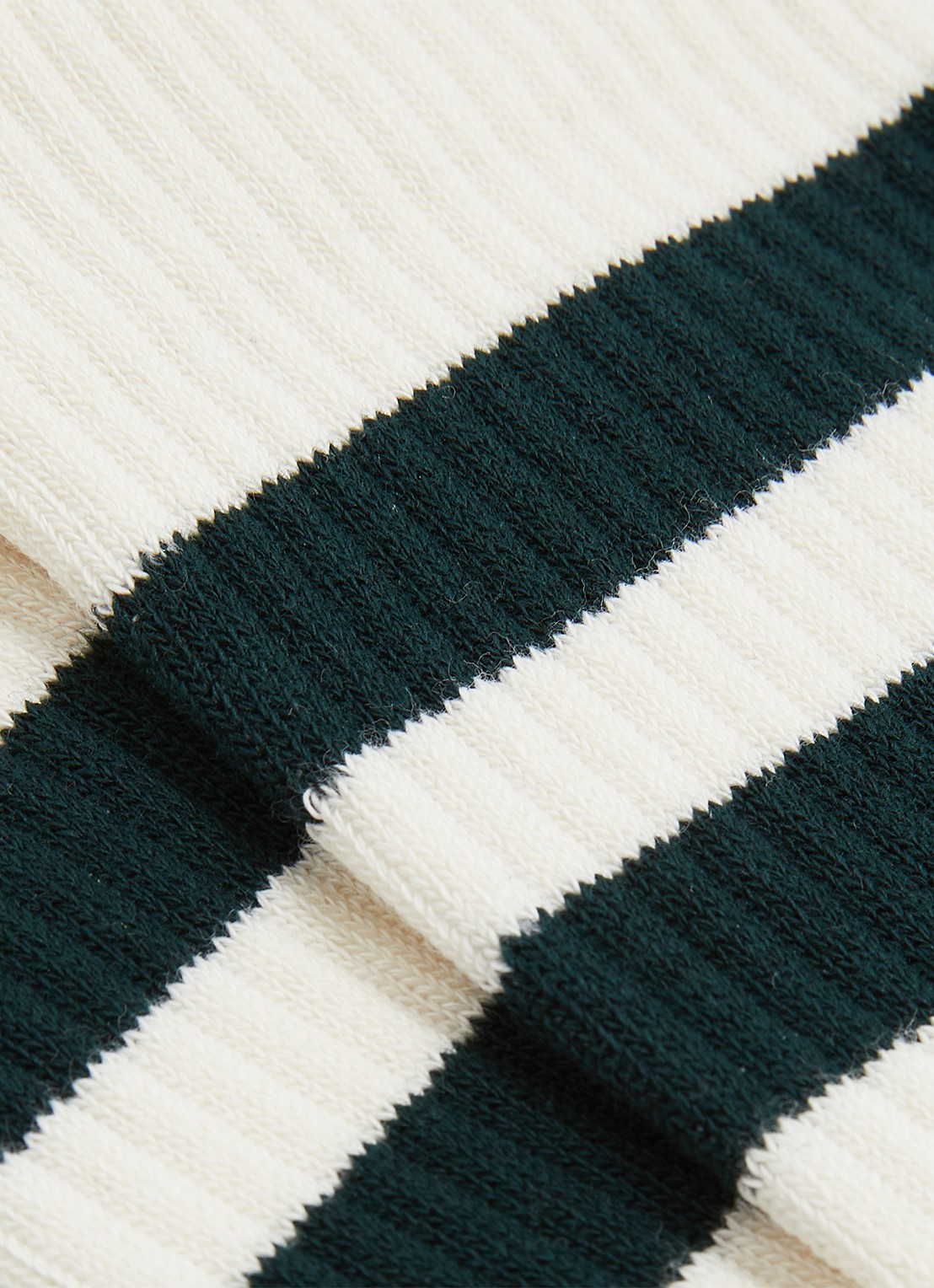 Reiss Henman sokken met ribstructuur - detail 3 creme