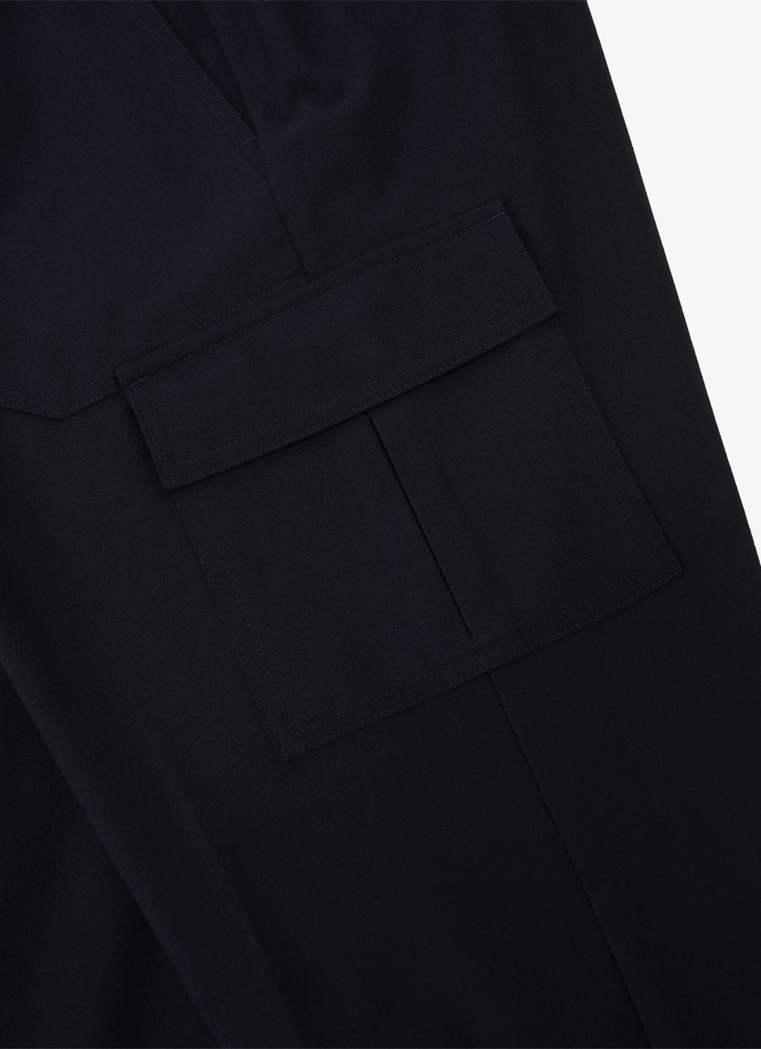 Reiss Hidden tapered fit pantalon met klepzakken - detail 5 donkerblauw