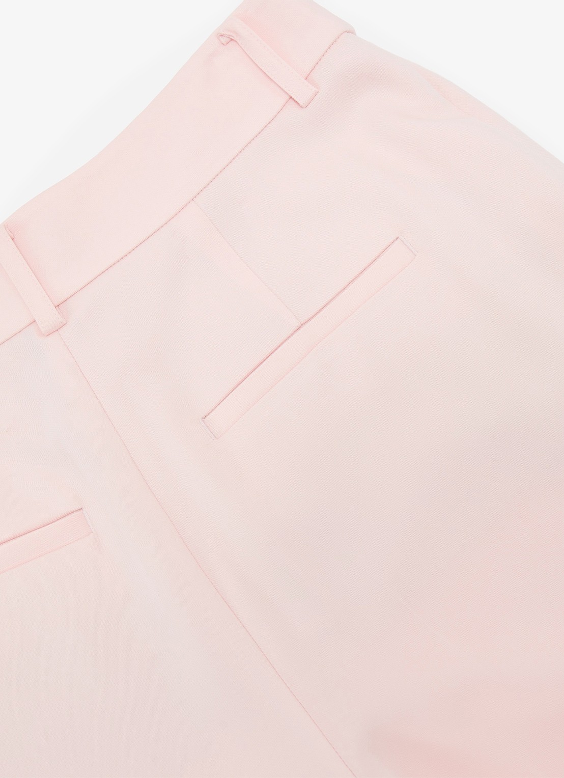 Reiss High waist wide fit pantalon met steekzakken - detail 7 lichtroze