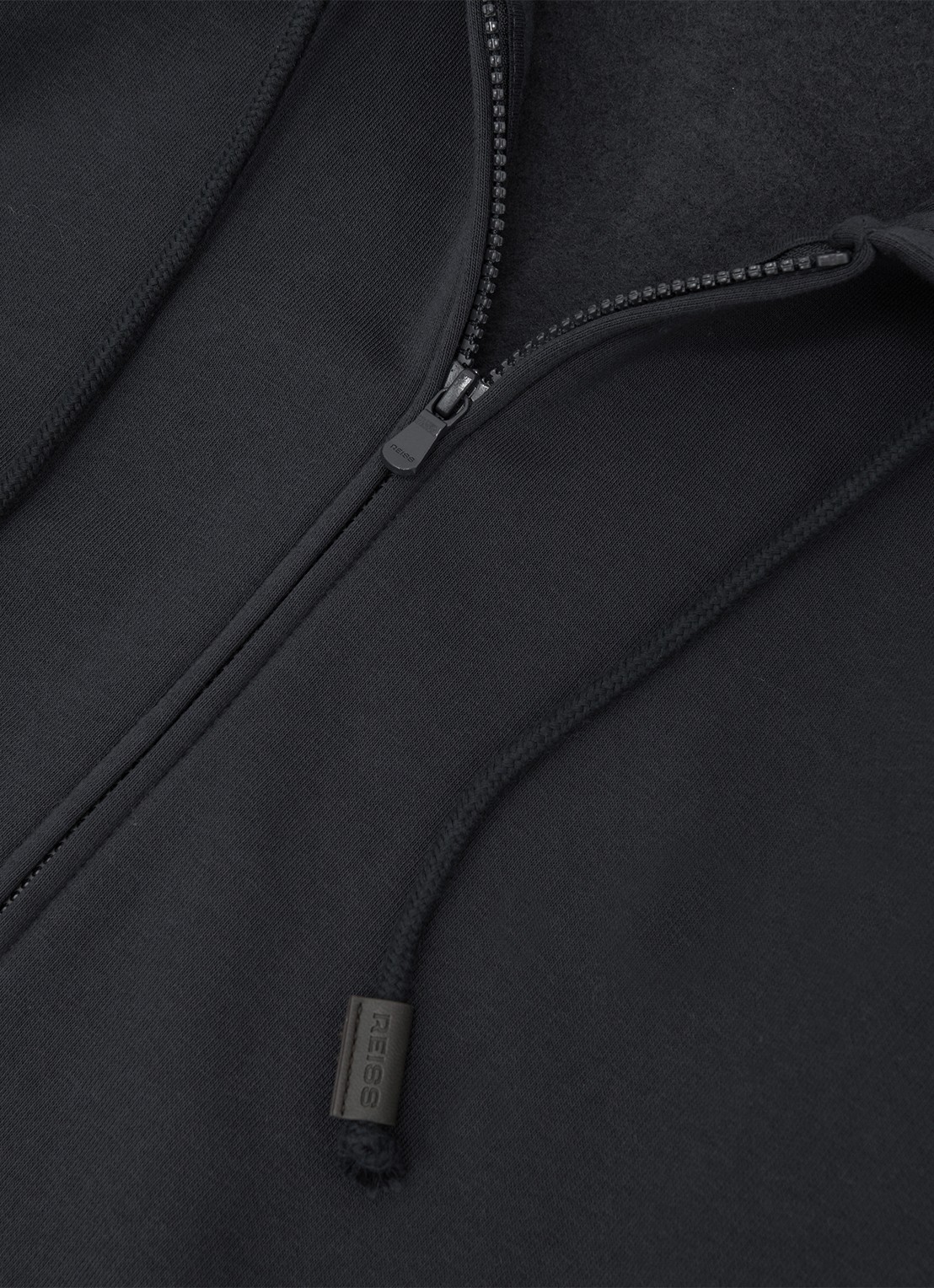 Reiss Howel sweatvest met capuchon  - detail 5 navy / blauw