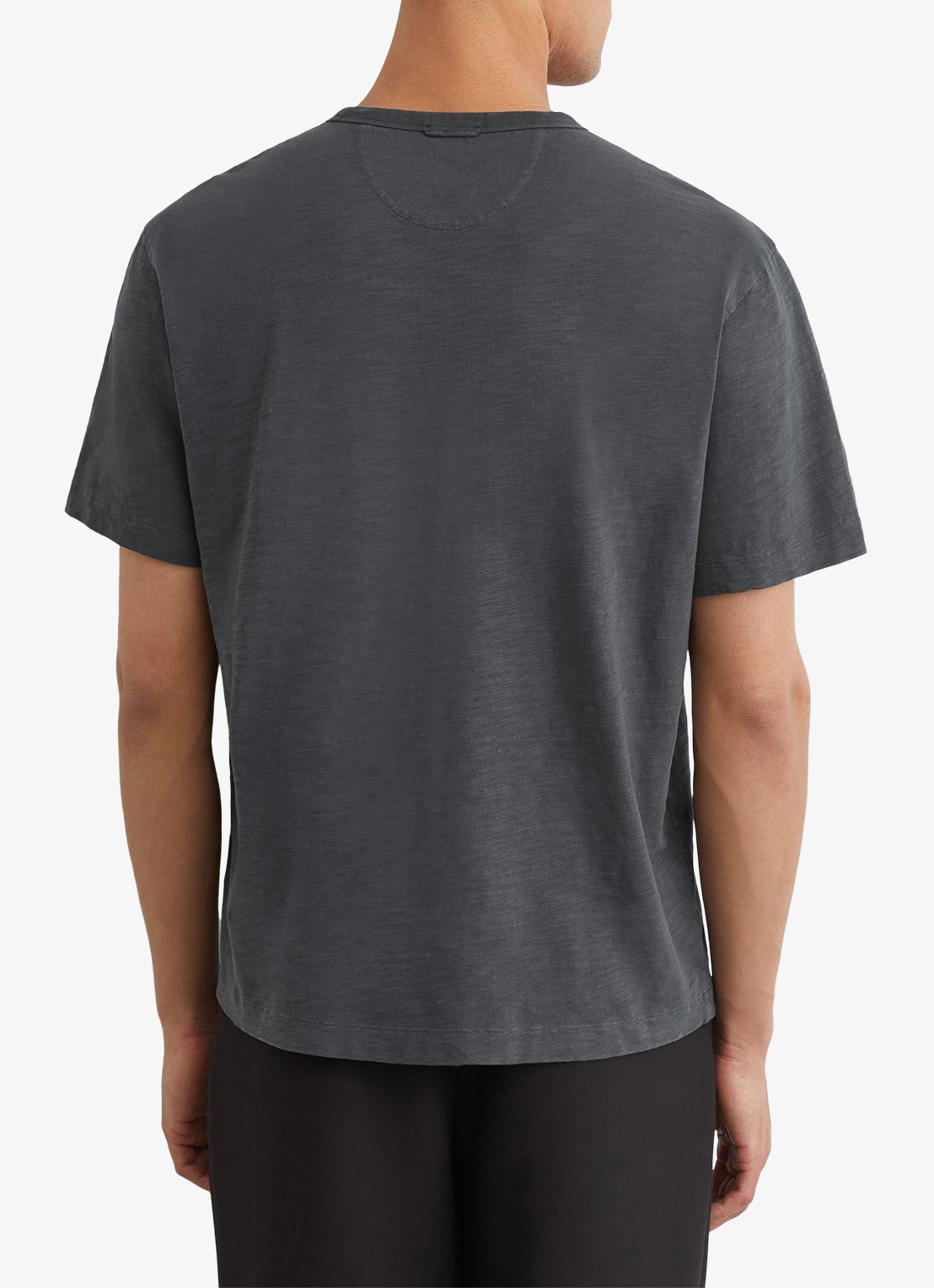Reiss Huxley T-shirt met gemêleerd dessin - achterkant 6 navy / blauw