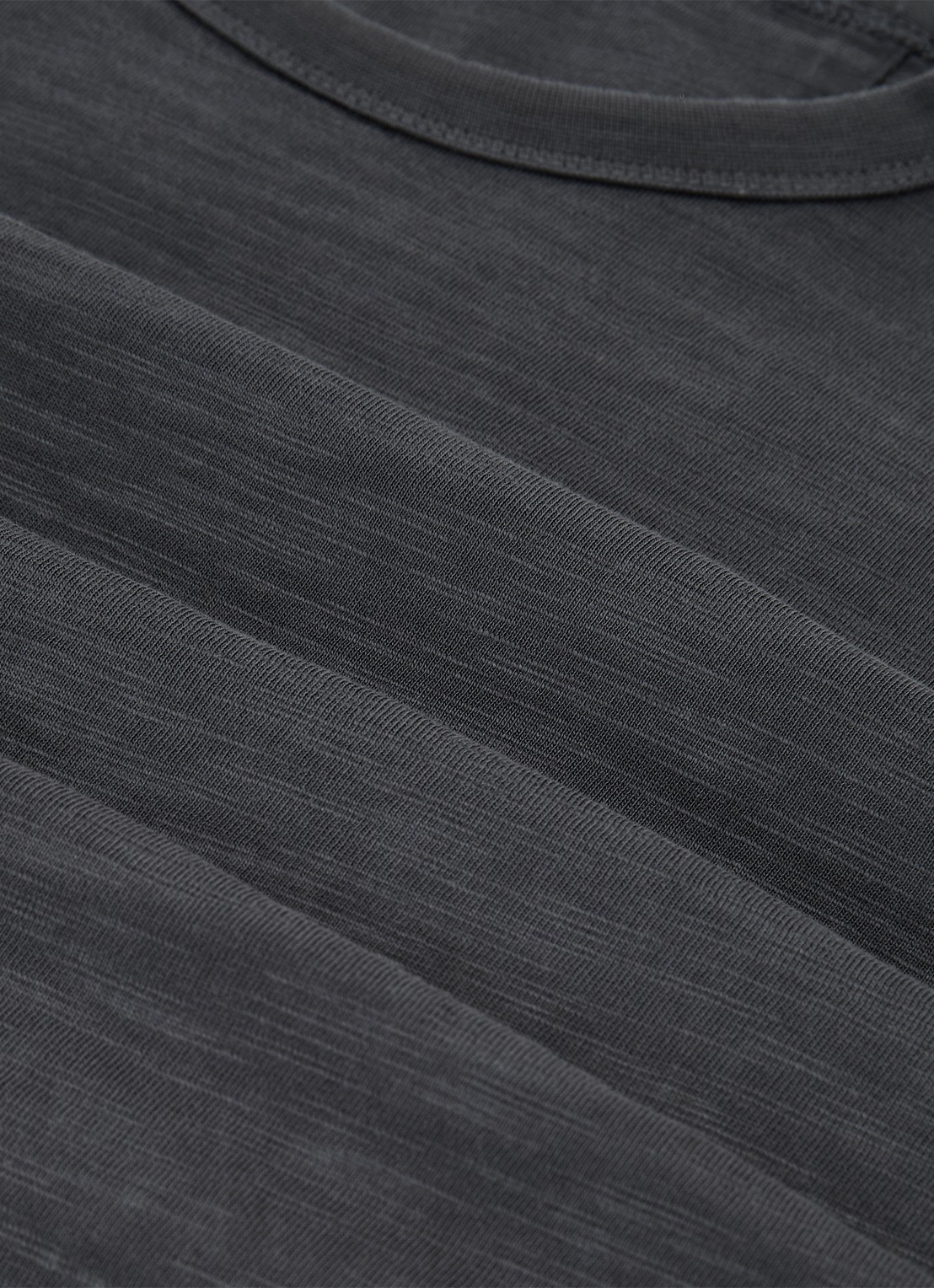 Reiss Huxley T-shirt met gemêleerd dessin - detail 4 navy / blauw