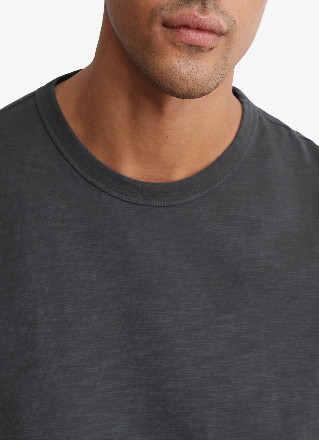 Reiss Huxley T-shirt met gemêleerd dessin - detail 5 navy / blauw