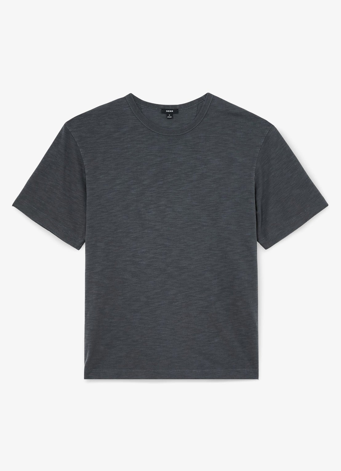 Reiss Huxley T-shirt met gemêleerd dessin - voorkant navy / blauw